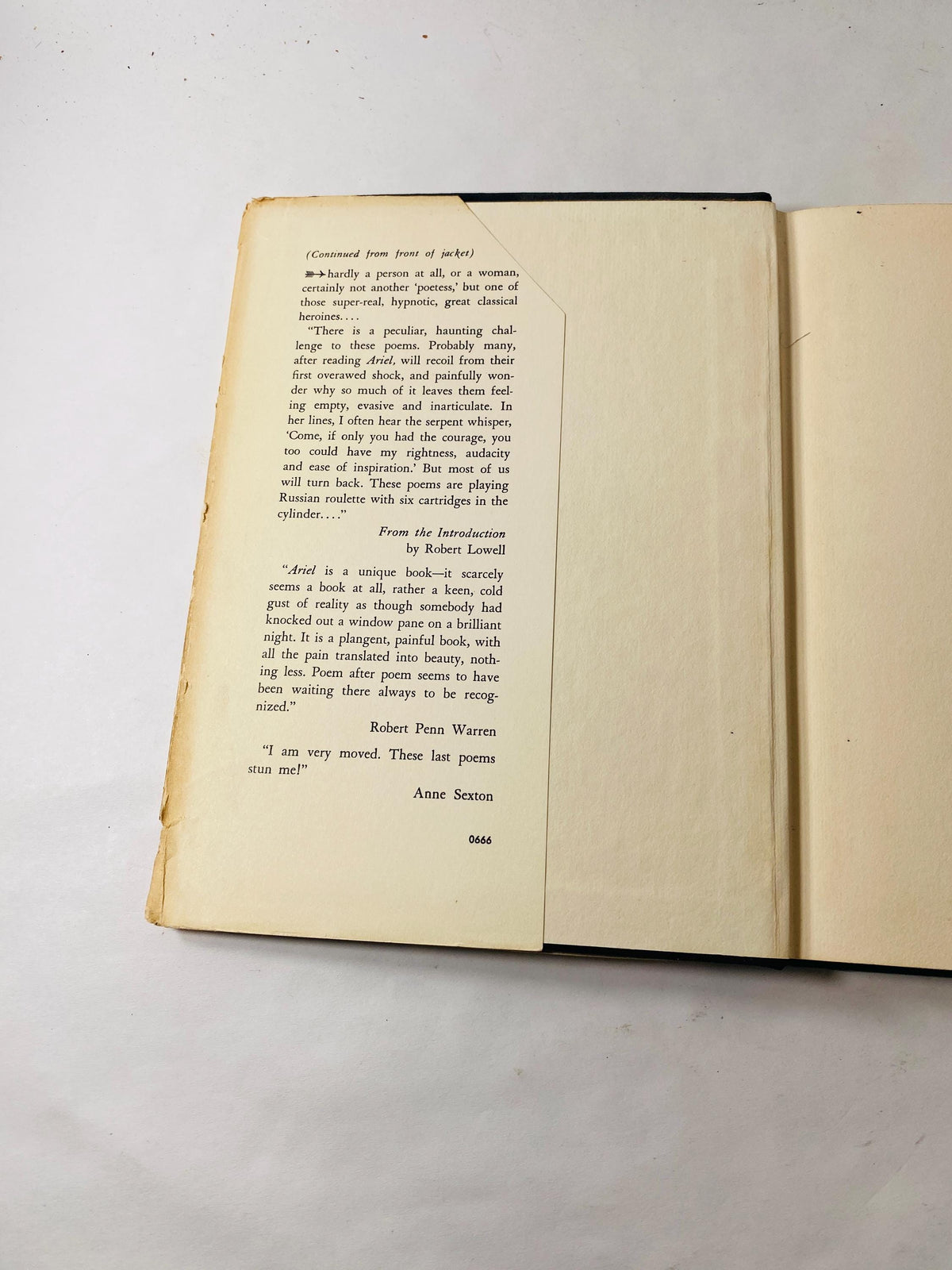 1966 Harper & Row EARLY US printing of Sylvia Plath’s historic posthumous masterpiece, Ariel. Poetry Christmas gift