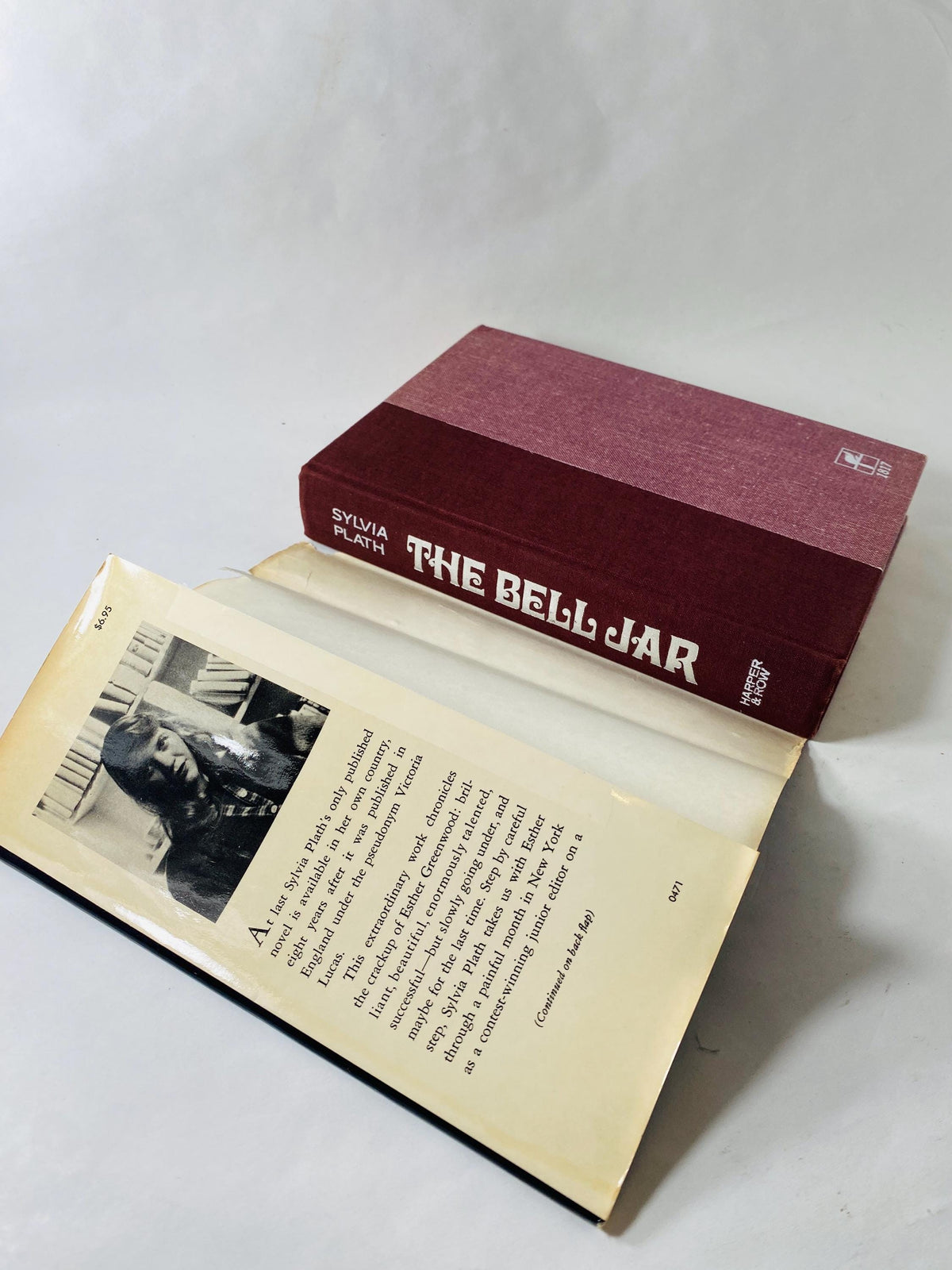 Sylvia Plath's Bell Jar FIRST PRINTING vintage book circa 1971 with dust jacket! Beautiful gift Poetry poems Christmas Chanukah