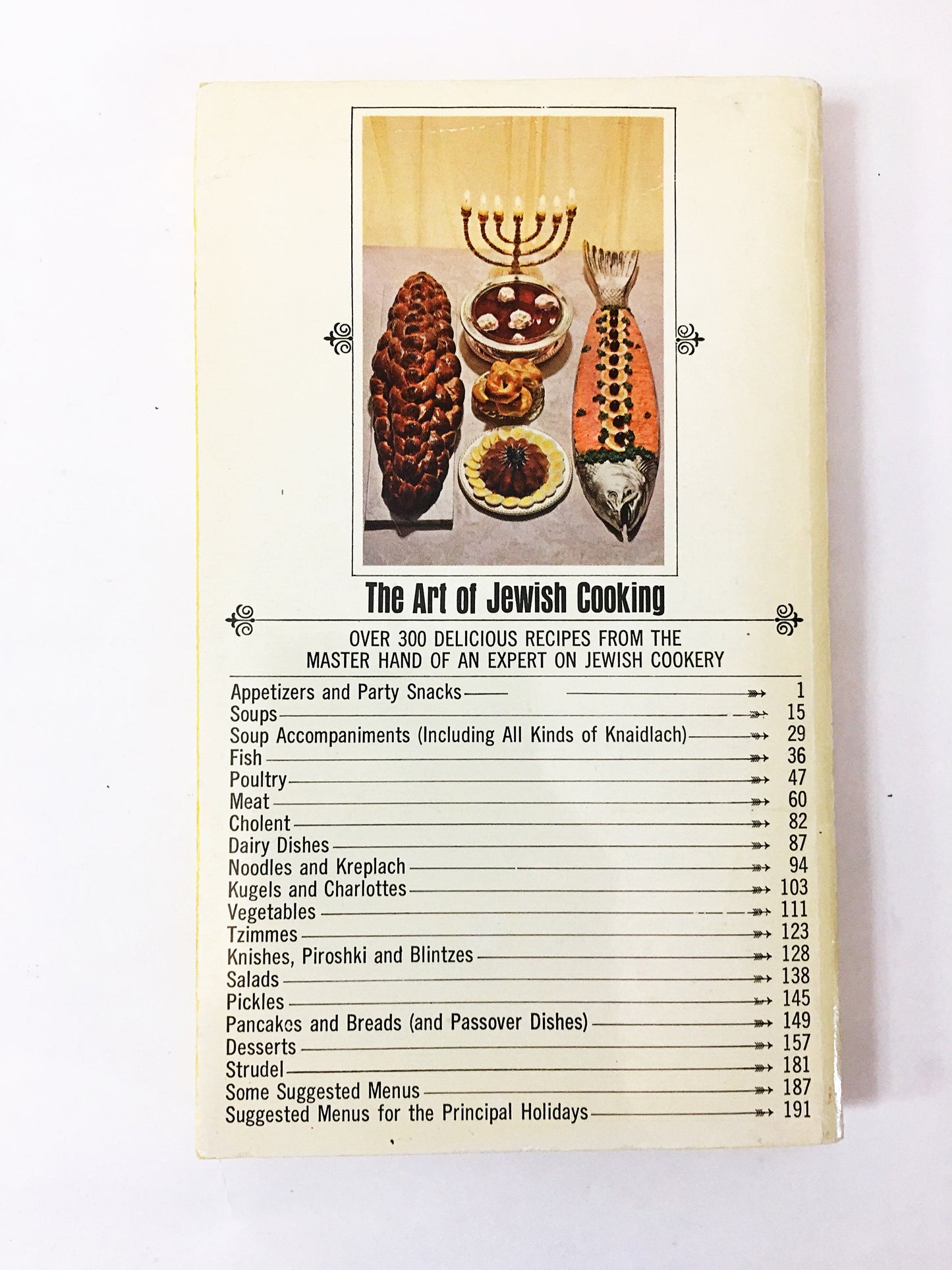 The Art of Jewish Cooking. Jennie Grossinger. Vintage cookbook circa 1977. classic and favorite Jewish recipes. Rosh Hashanah