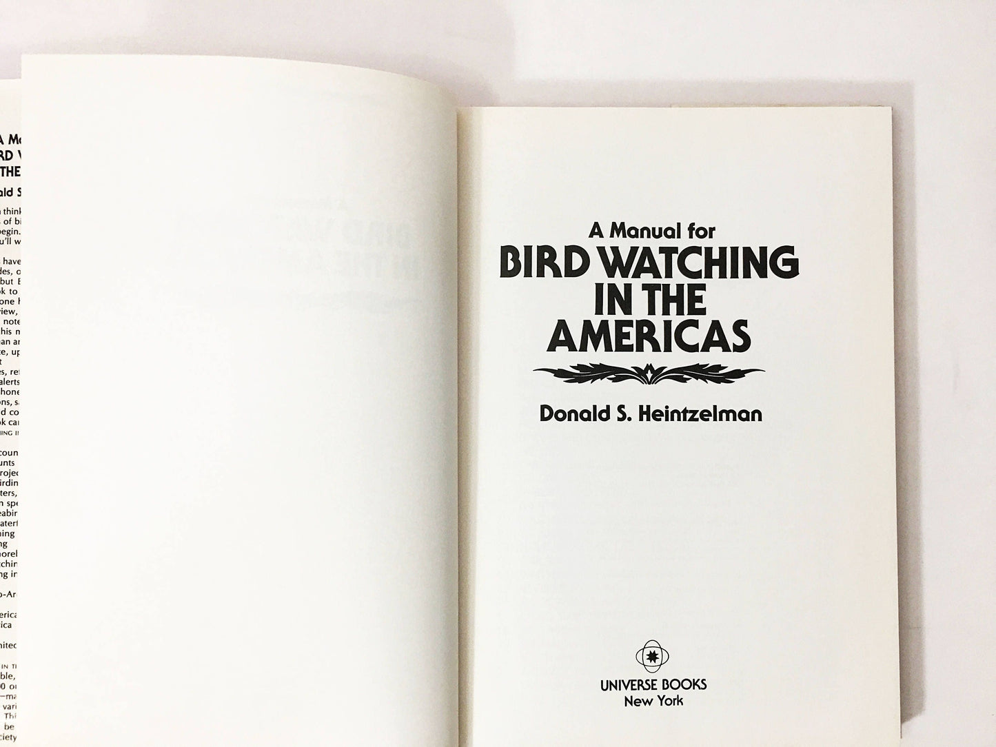 Bird Watching Manual by Donald S. Heintzelman circa 1979. First Edition vintage cabin decor Audubon Book family home activity backyard