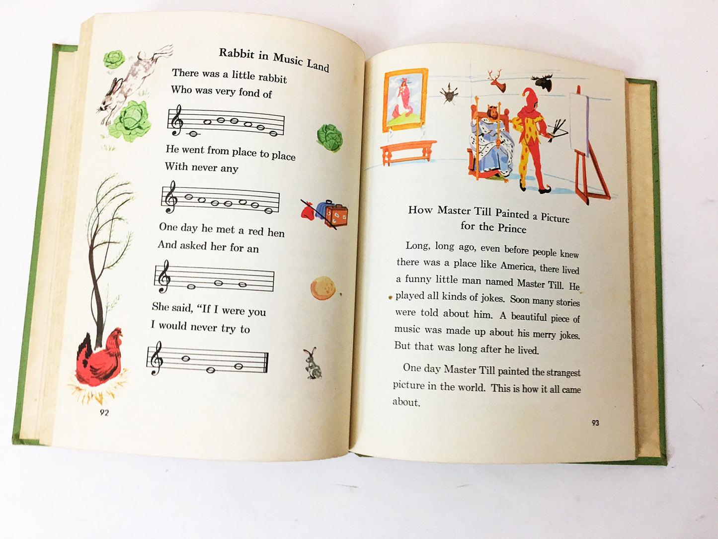 Doorways To Adventure. Early Reader book circa 1966. Laidlaw Brothers. Vintage green book. Beautiful decor gift. Children's book.