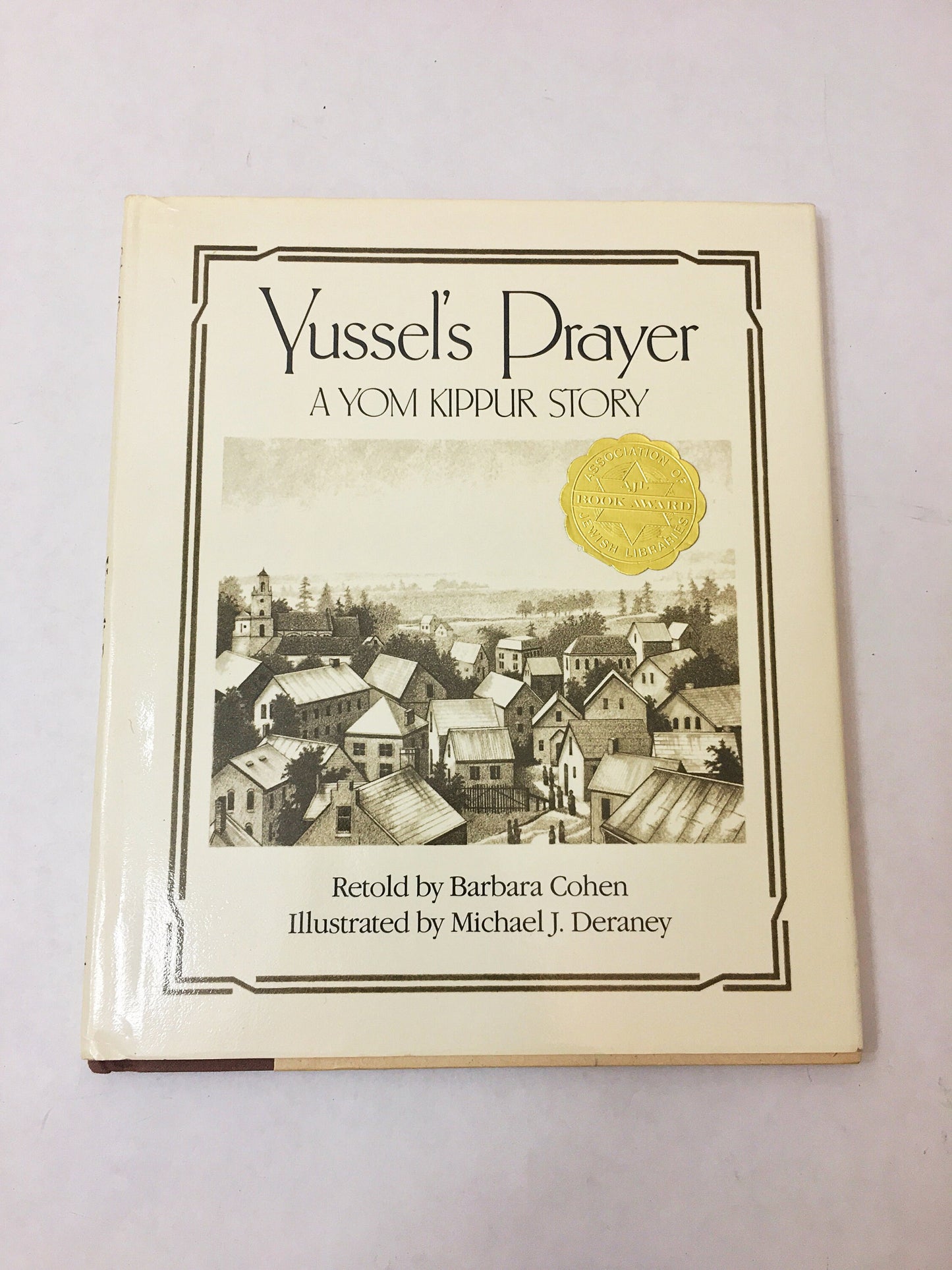 Yussel's Prayer Yom Kippur Story Vintage book circa 1981 by Barbara Cohen. Jewish High Holy Day literature. Rabbinic tale of an orphan