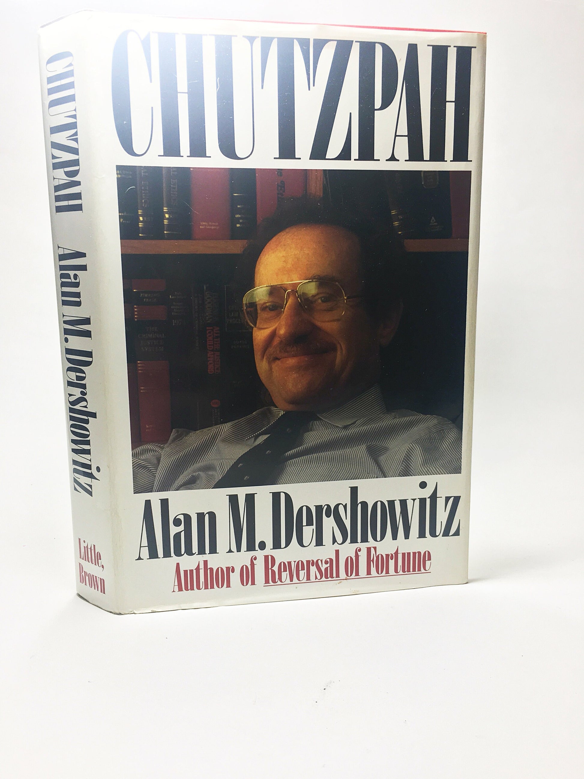 Chutzpah by Alan Dershowitz circa 1991. FIRST EDITION vintage book about expressing Judaism historically and today. Jewish identity. Gift