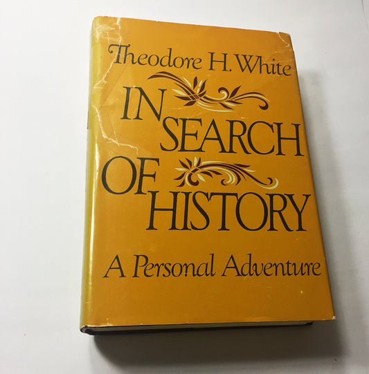 In Search of History by TH White. Vintage book circa 1978. Autobiography is the story of a man who wrote about the world. Writer's Gift