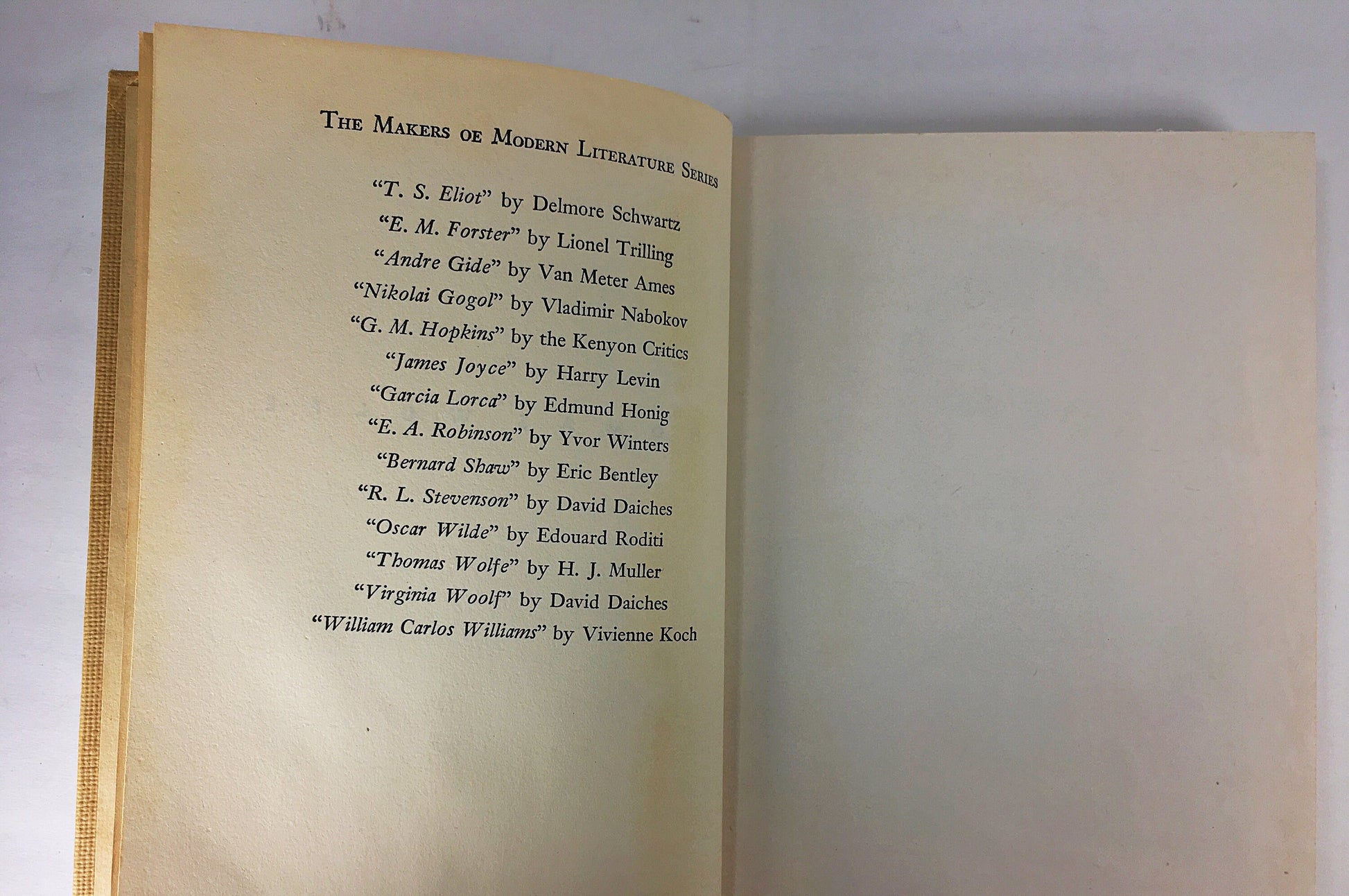 Thomas Wolfe by Herbert J Muller. Vintage book circa 1947. Biography. North Carolina's famous writer. Yellow home decor