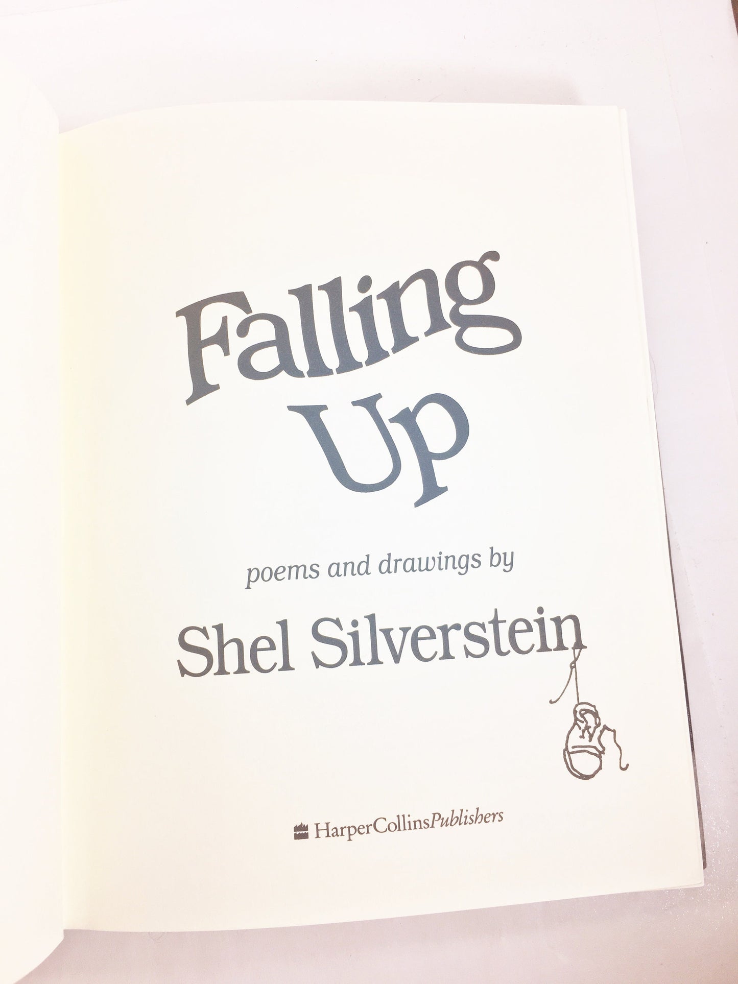 Falling Up by Shel Silverstein. FIRST EDITION vintage book circa 1996. Beautiful collection of poems for children. Gift. Collector