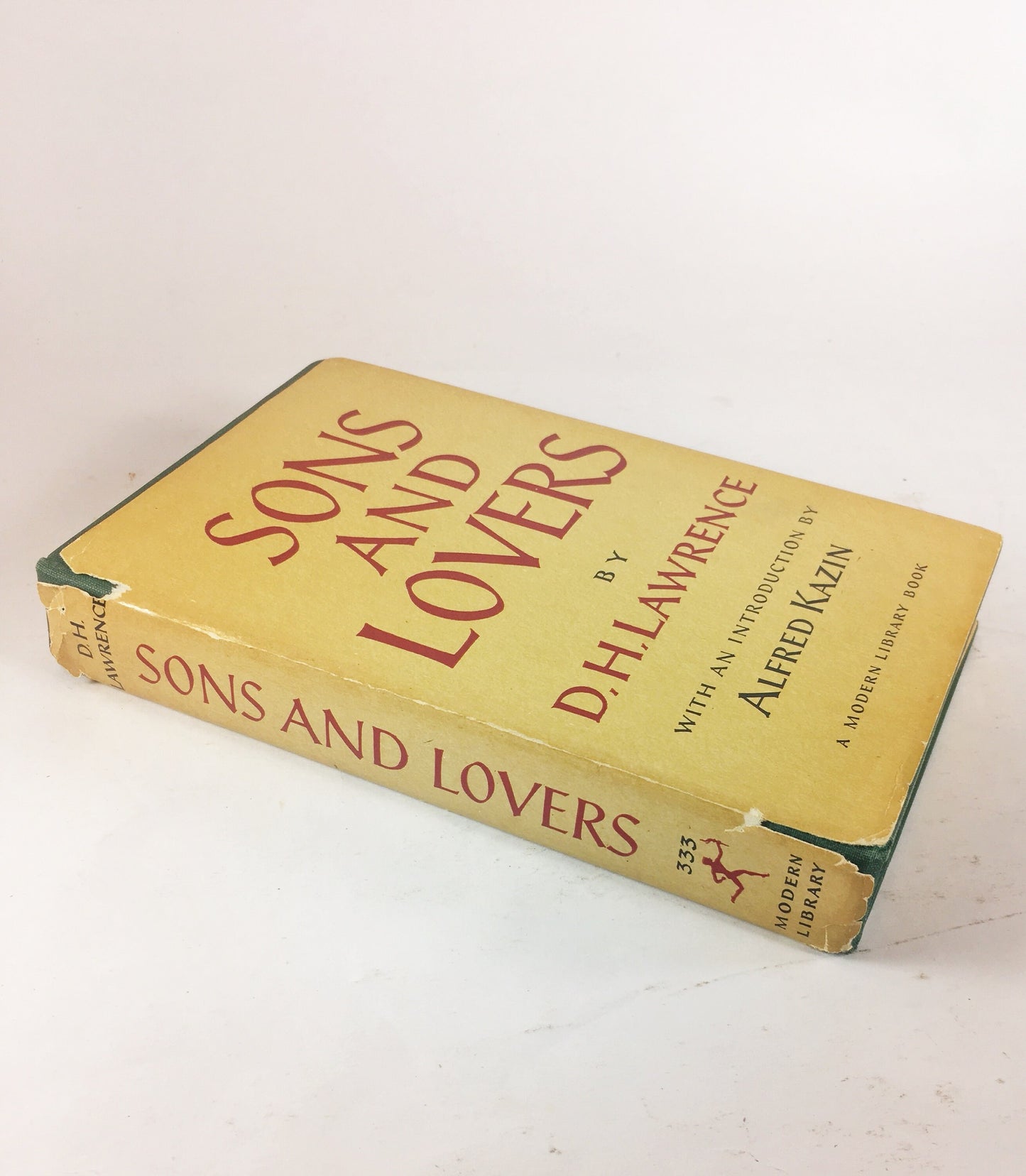 Sons and Lovers by DH Lawrence. Vintage Modern Library Book circa 1962. Oedipus complex Freudian allegory. Listed in top 10 books!