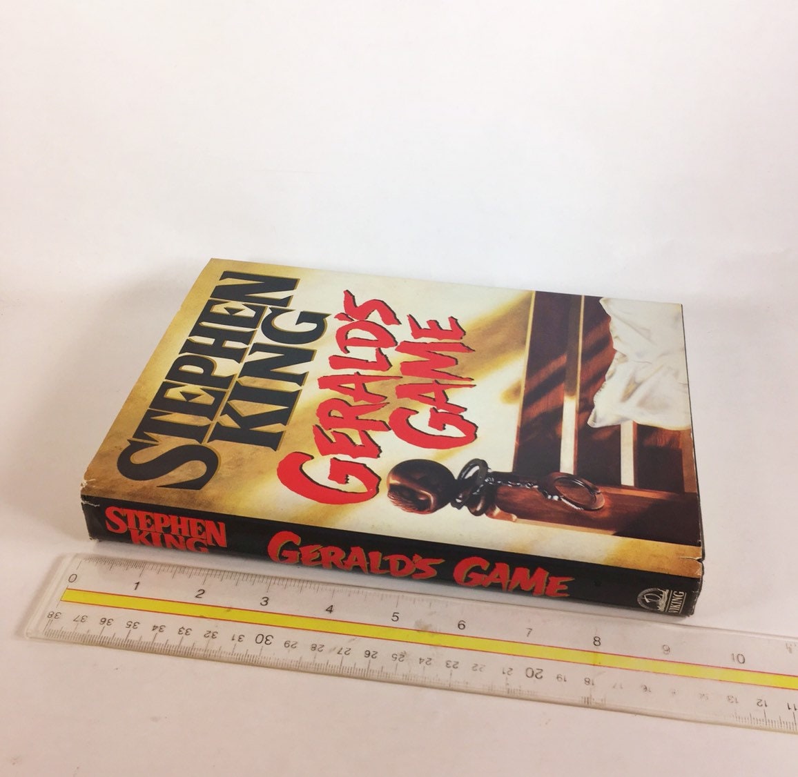 Gerald's Game by Stephen King FIRST EDITION First Printing vintage book circa 1992 with dust jacket. Collector gift decor