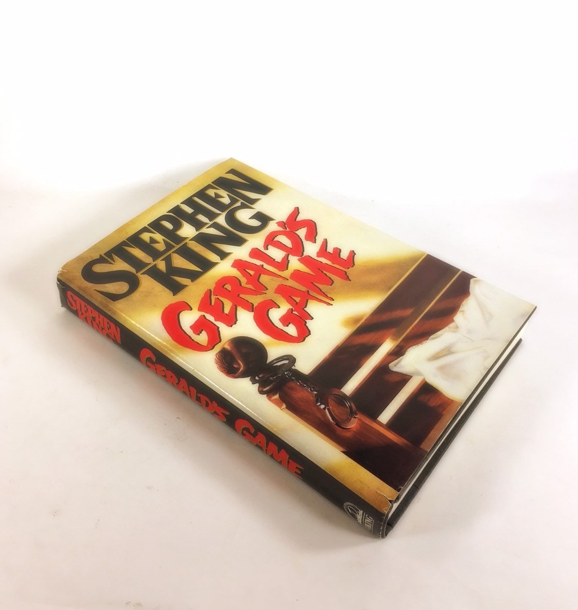 Gerald's Game by Stephen King FIRST EDITION First Printing vintage book circa 1992 with dust jacket. Collector gift decor