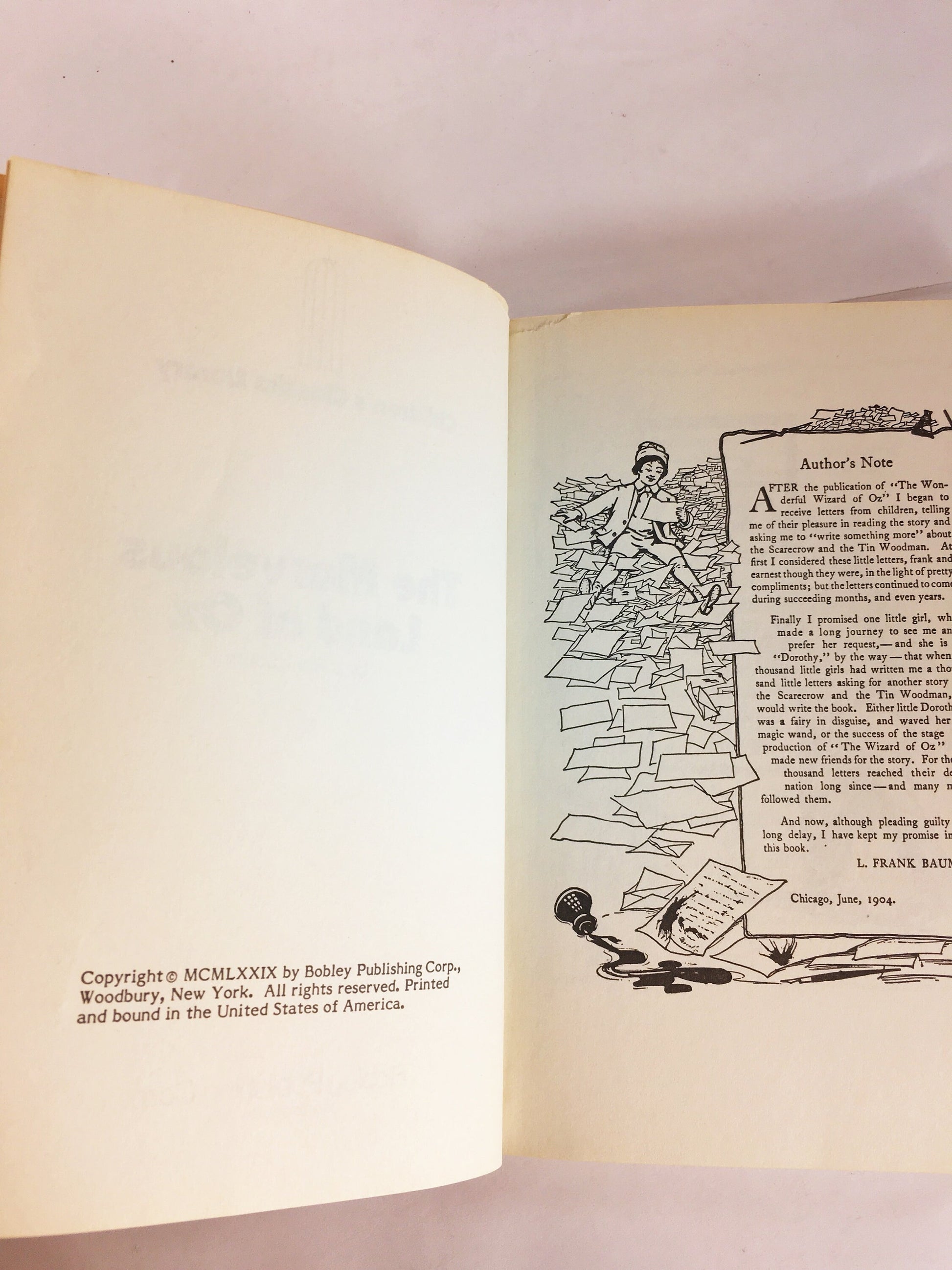 Children's Classics Library set 13 vintage books circa 1979. Home nursery decor gift Land of Oz, Fairy Tales Christmas Carol Just So Stories