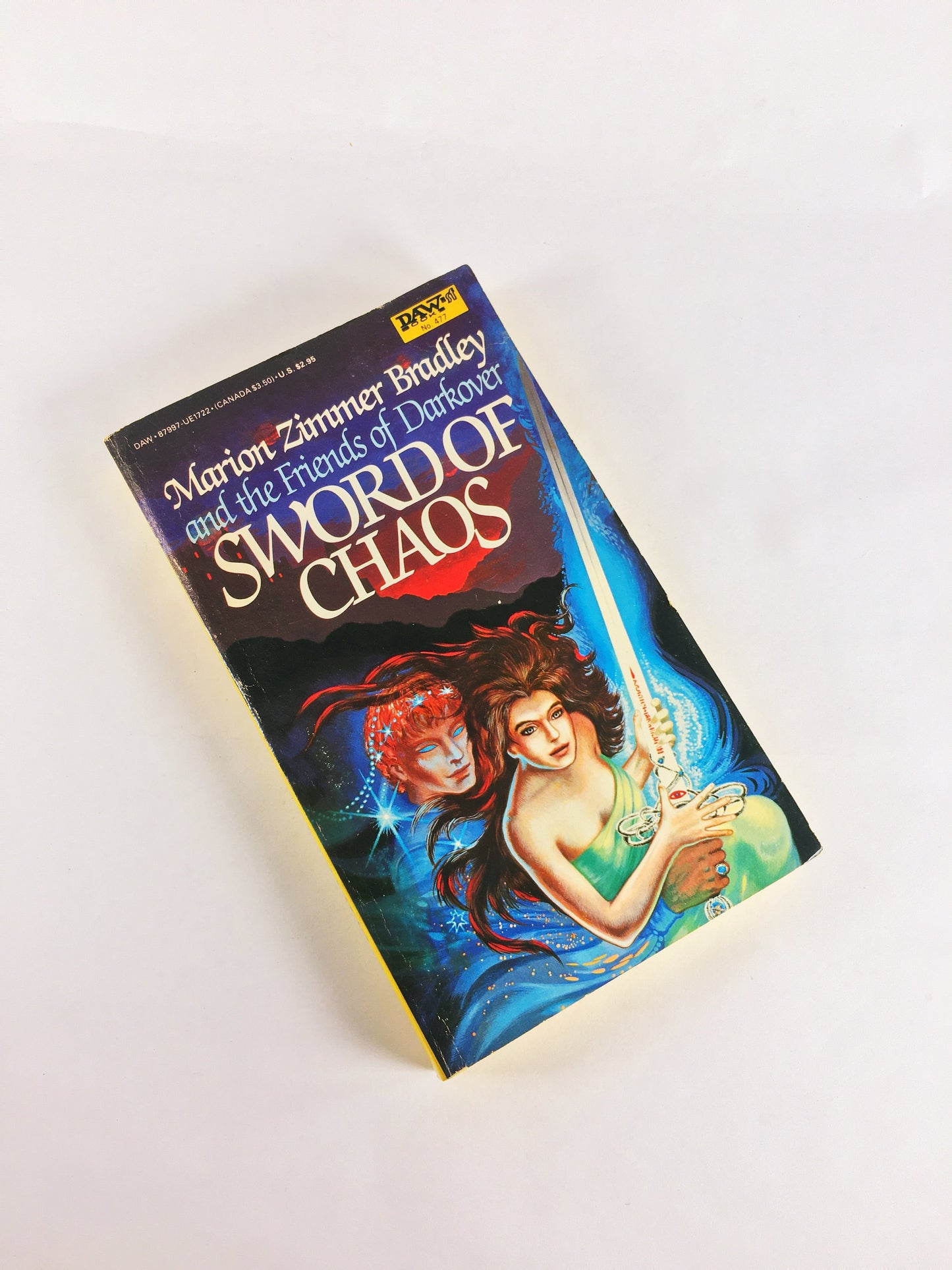 1982 Marion Zimmer Bradley FIRST PRINTING Darkover vintage paperback book Hawkmistress Sword Chaos StormQueen Ace Yellow Science Fiction