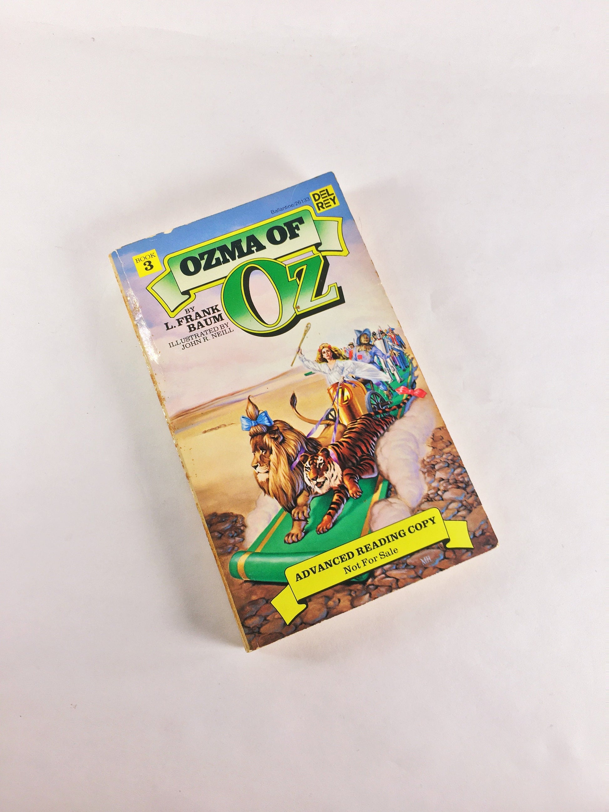1979 Wizard of Oz vintage paperback book by L Frank Baum Tik-Tok Ozma and Wizard of Oz circa 1979. Teen tween home school reading