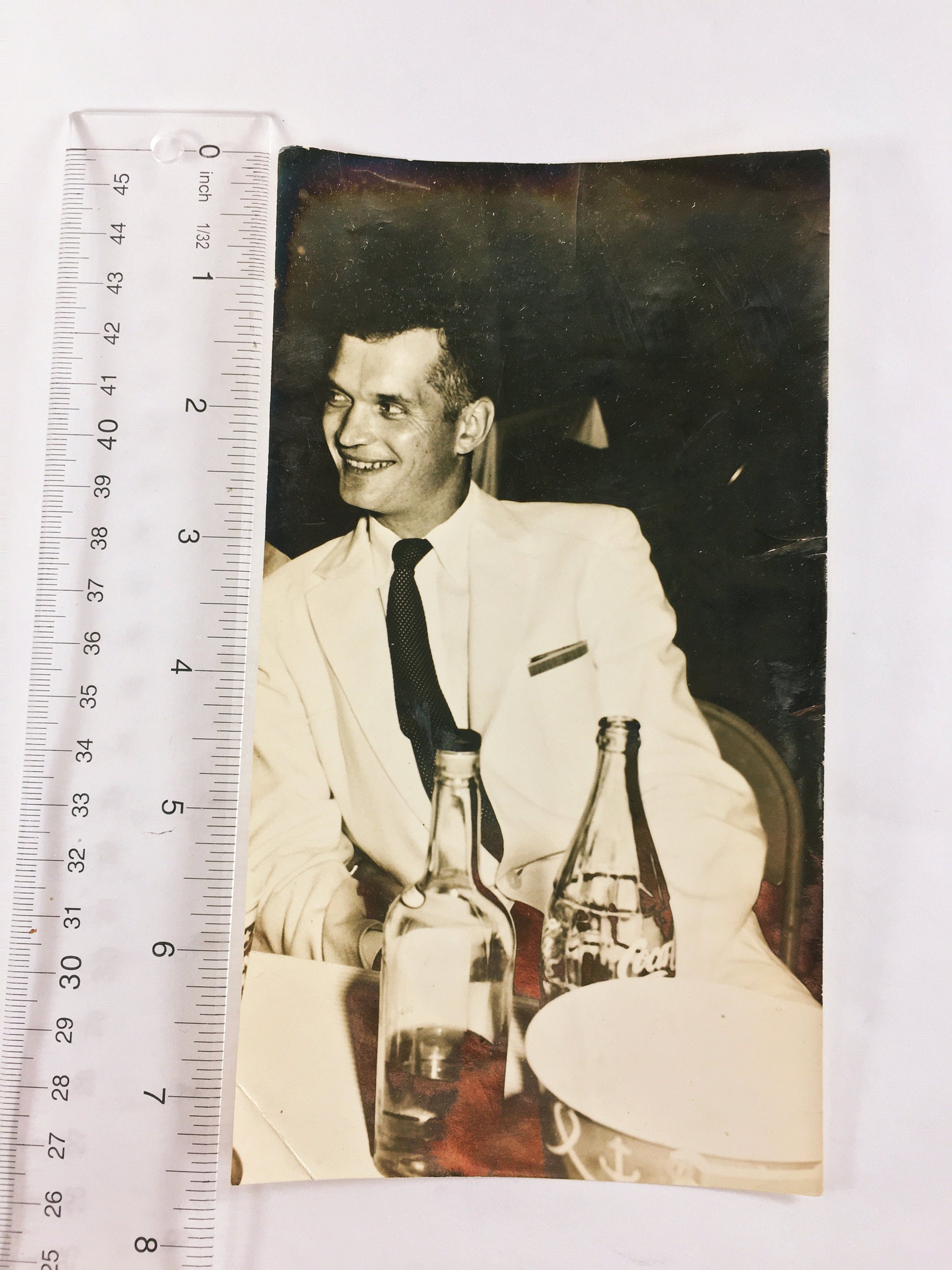 Vintage authentic photographs crica 1940s-1950s hunters, man in tuxedo with Coca-Cola bottle, school photo Jerusalem crypt postcard PICK ONE