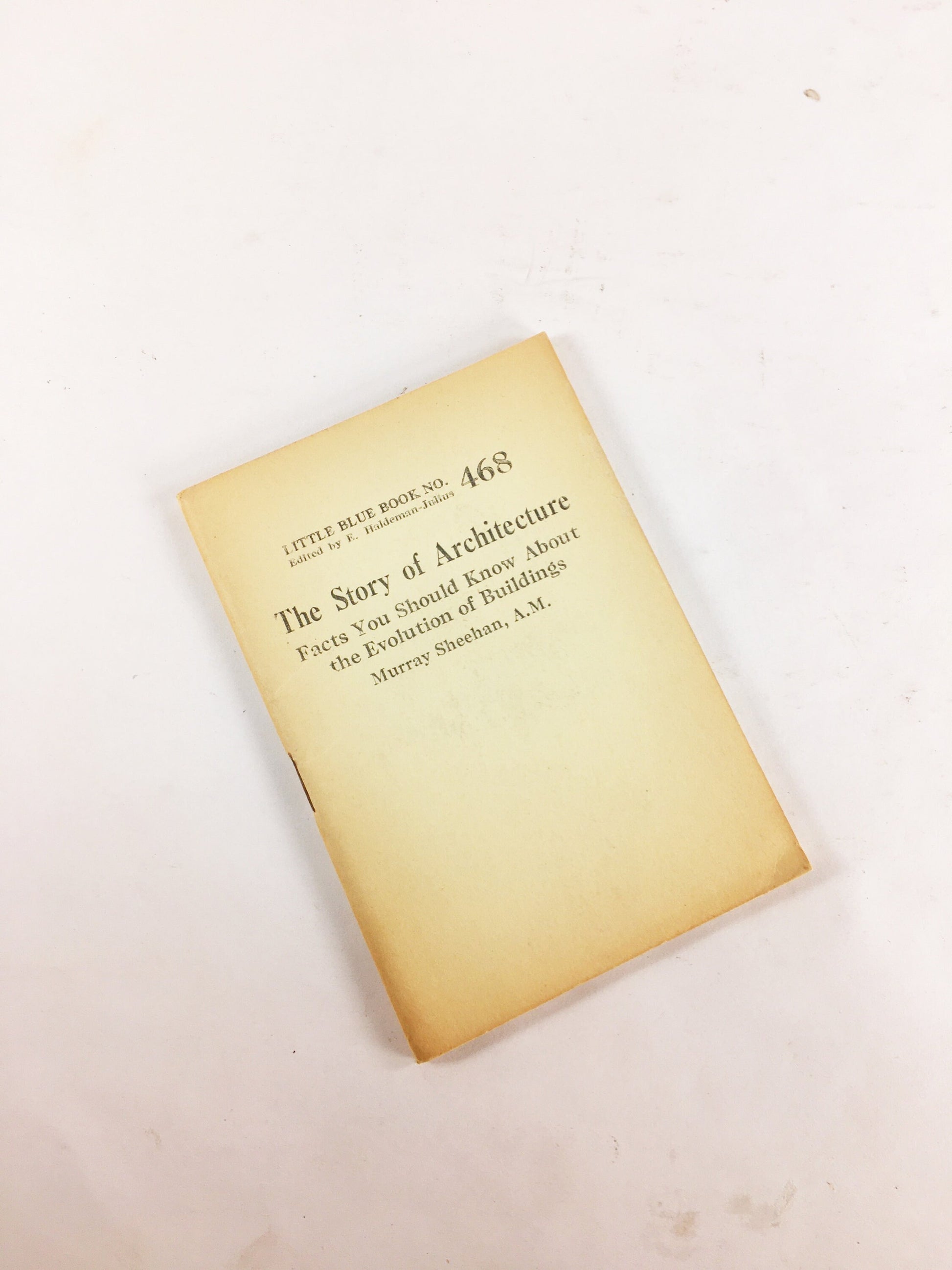 1923 Little Blue Books Haldeman-Julius Publishing Company booklets Mathematics Curiosities Greek Physics Useful Tables Calculator Chemistry