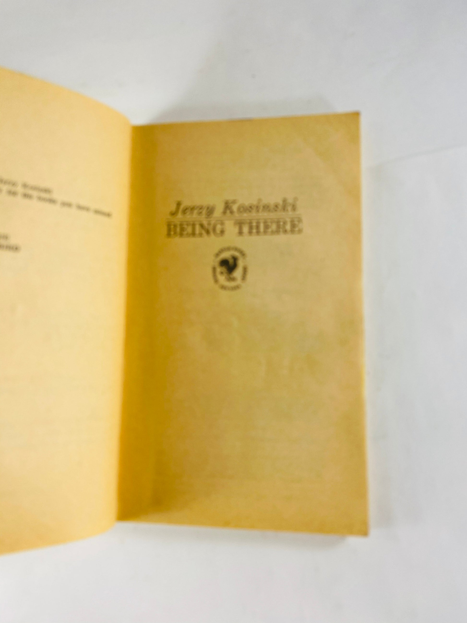 1978 Being There by Jerzy Kosinski Vintage paperback book Sexual novel about terror killing, fear and politics