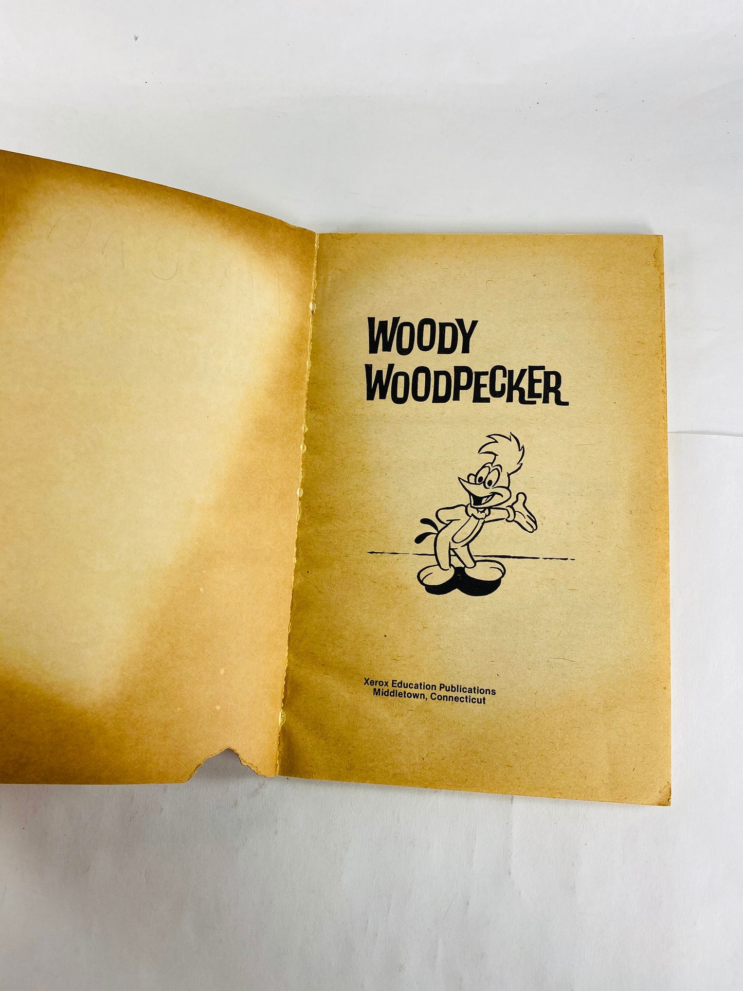 Woody Woodpecker Vintage Warner Brothers paperback book circa 1971 by Walter Lantz. Kids tween teen comics