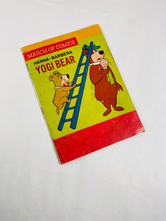 1966 March of Comics Yogi Bear 291 full color promotional Giveaway from Foley's Department Store in Houston Texas. Vintage Hanna Barbera