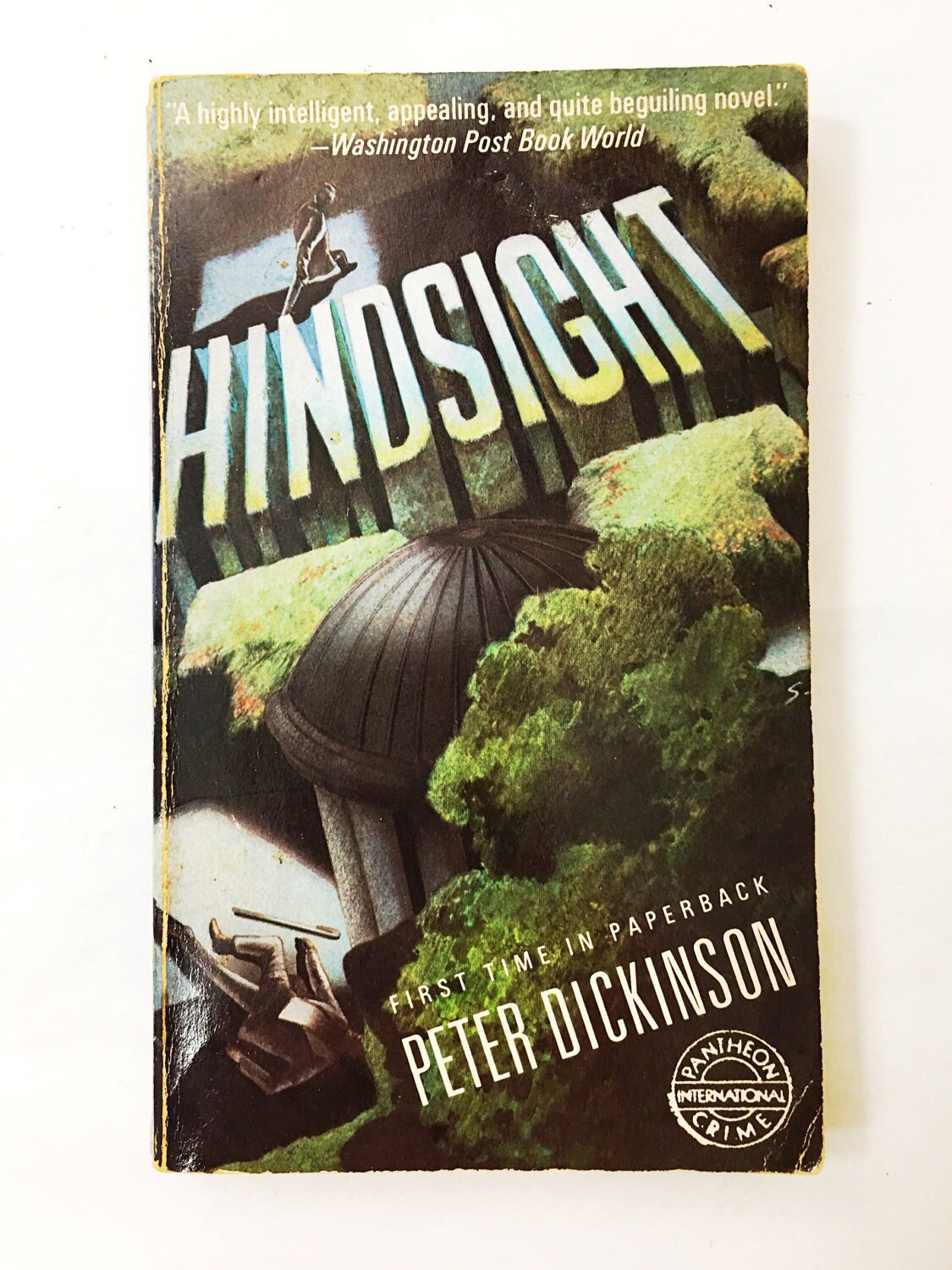 Hindsight book by Award Winner Peter Dickinson. First paperback edition. Multi-layered tale or sinister acts told through flashbacks.