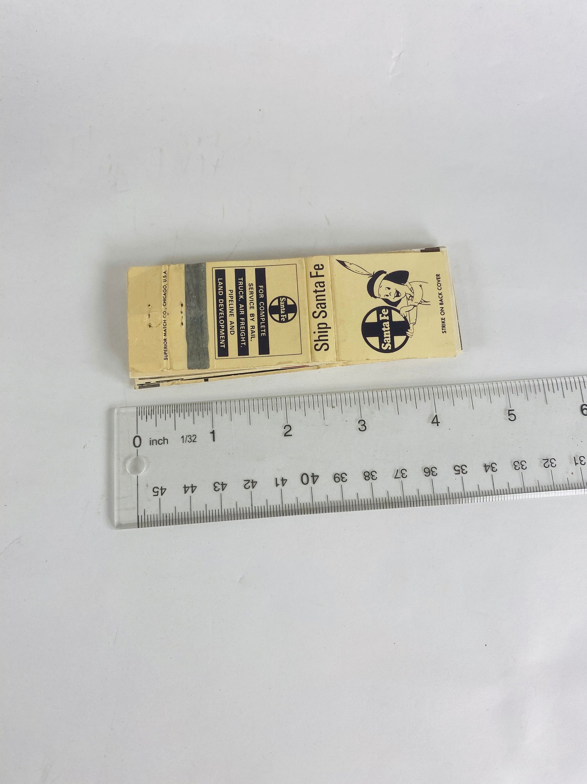 Sears Purina Clark Vintage Matchbook cover lot Diamond Trane Lilliston Santa Fe Cutter. Merchant advertising