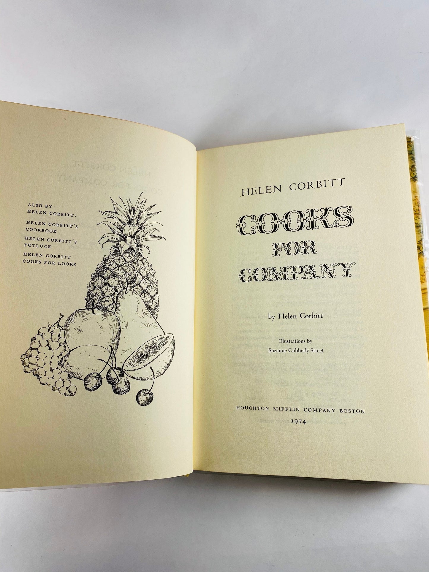 SIGNED Helen Corbitt Cooks for Company Cookbook FIRST edition Vintage book circa 1974. Mid-century cookbook Iconic Cook Book Neiman-Marcus