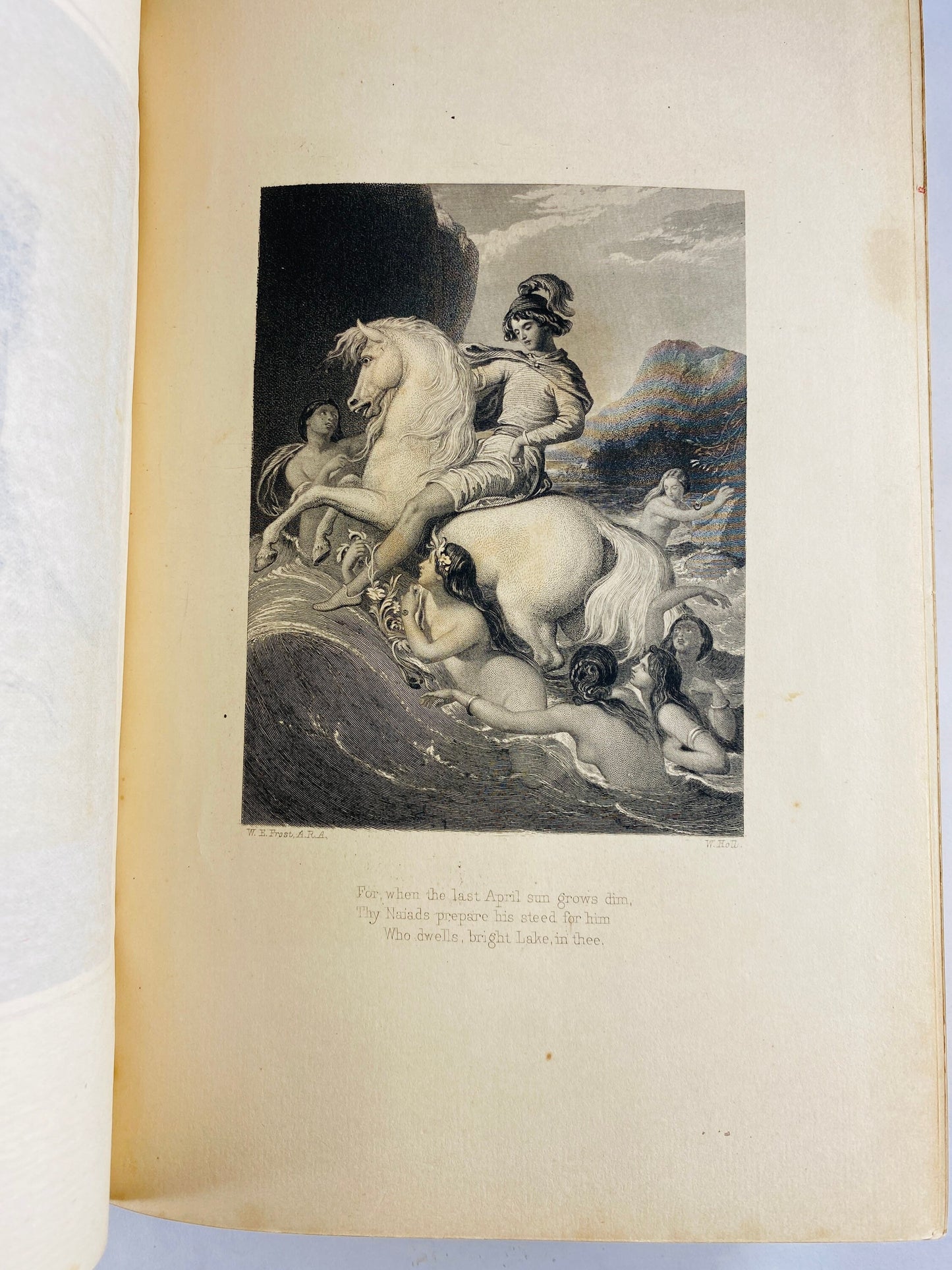 1880 Lalla Rookh by Thomas Moore. Vintage brown gilded gold poetry book Ireland's national bard Legendary romance ballads in narrative poems