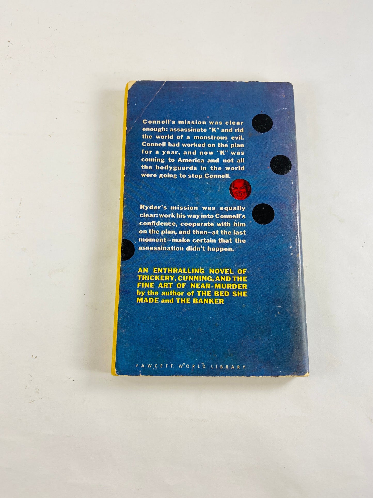 K by Leslie Waller vintage paperback book circa 1963 about ridding the world of a monstrous evil.