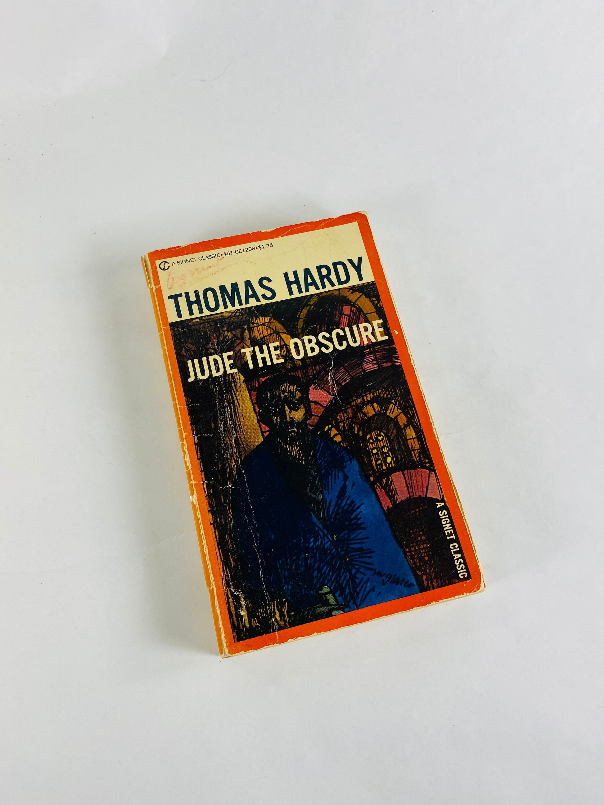 Jude the Obscure by Thomas Hardy Vintage paperback book about a man who falls in love with a sensitive, freethinking 'New Woman'.
