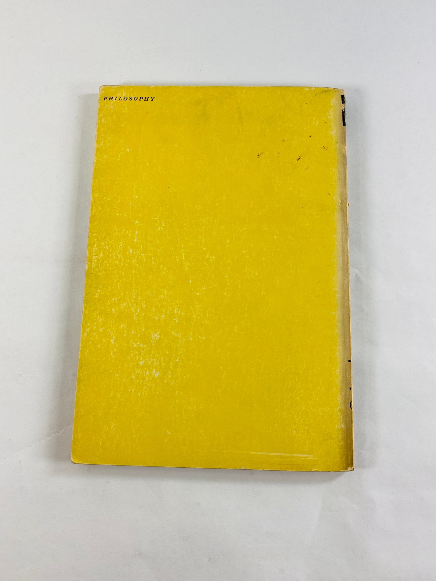 1952 Plato Gorgias vintage paperback book Socratic dialogue of a dinner conversation. Chanukah Christmas gift. Yellow home decor