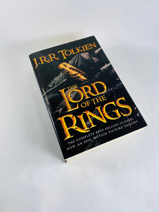 Lord of the Rings by JRR Tolkien. Vintage book containing the entire trilogy! Hobbit, Towers Fellowship King