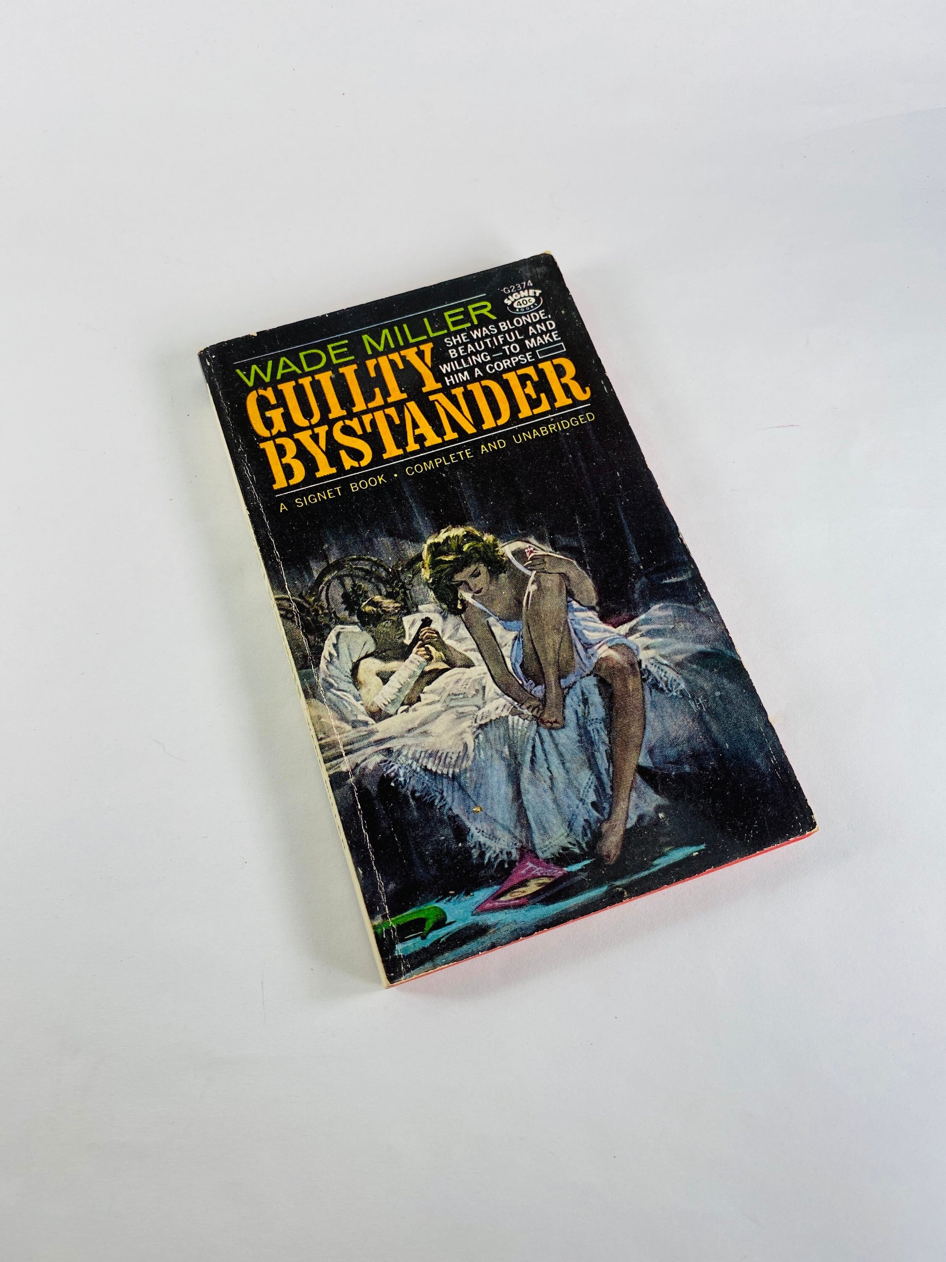 Vintage Wade Miller paperback book 1950s- 1960s erotica smut murder mystery crime fiction pulp