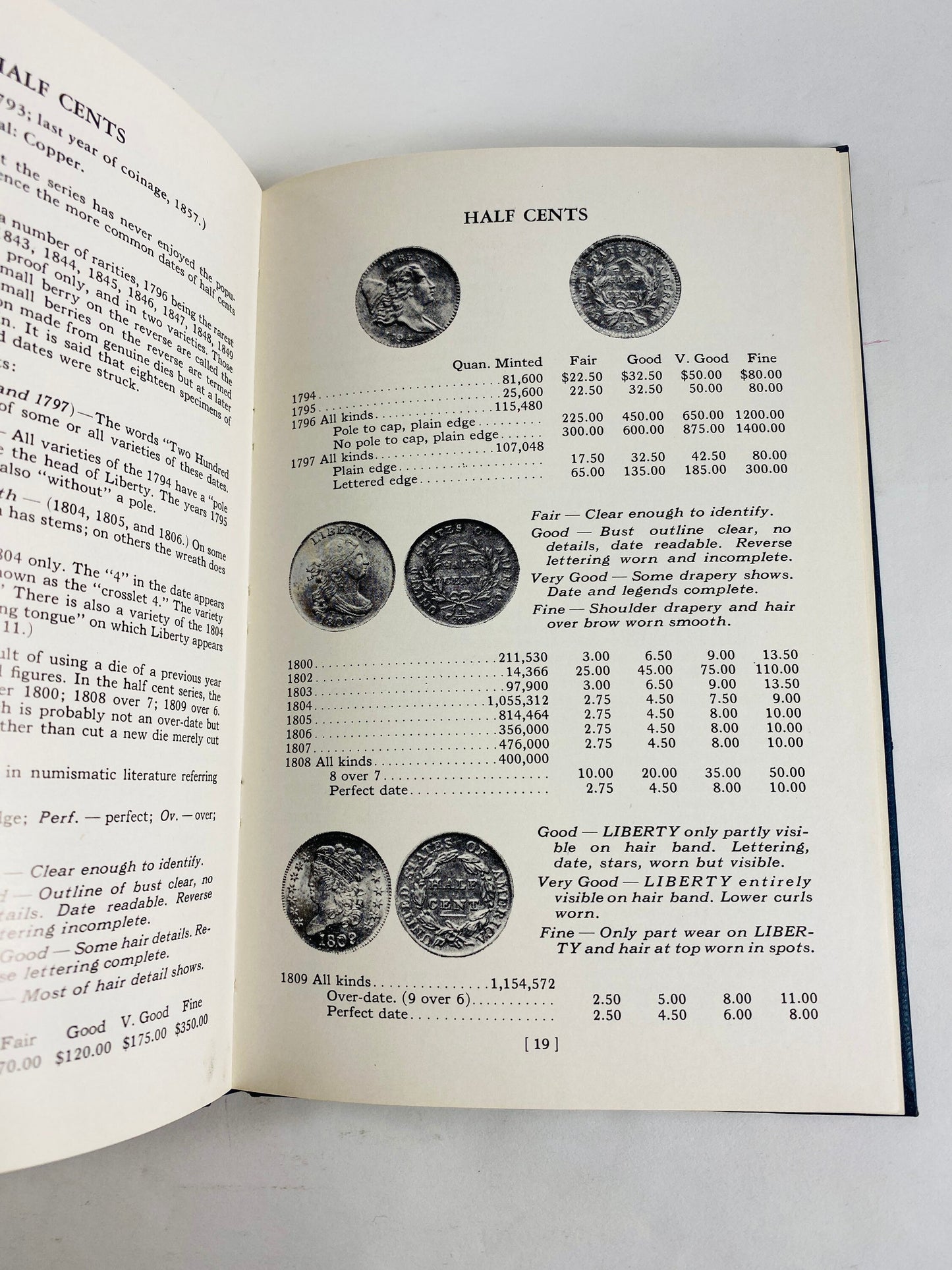 1967 Handbook of United States Coins with Premium List Numismatic vintage book collector reference History & distinguishing marks Yeoman
