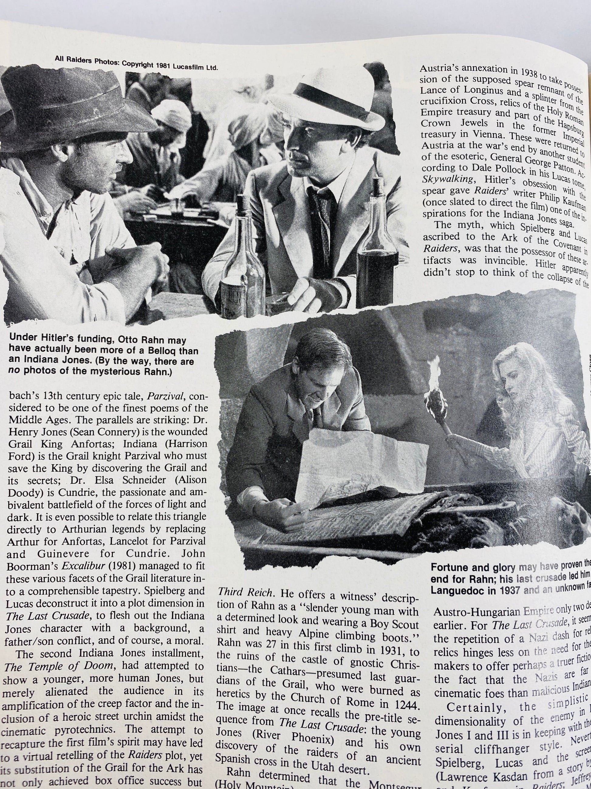 1990 Indiana Jones, Little Mermaid, Star Trek vintage magazine Starlog scifi movie photos stories home decor college bedroom posters