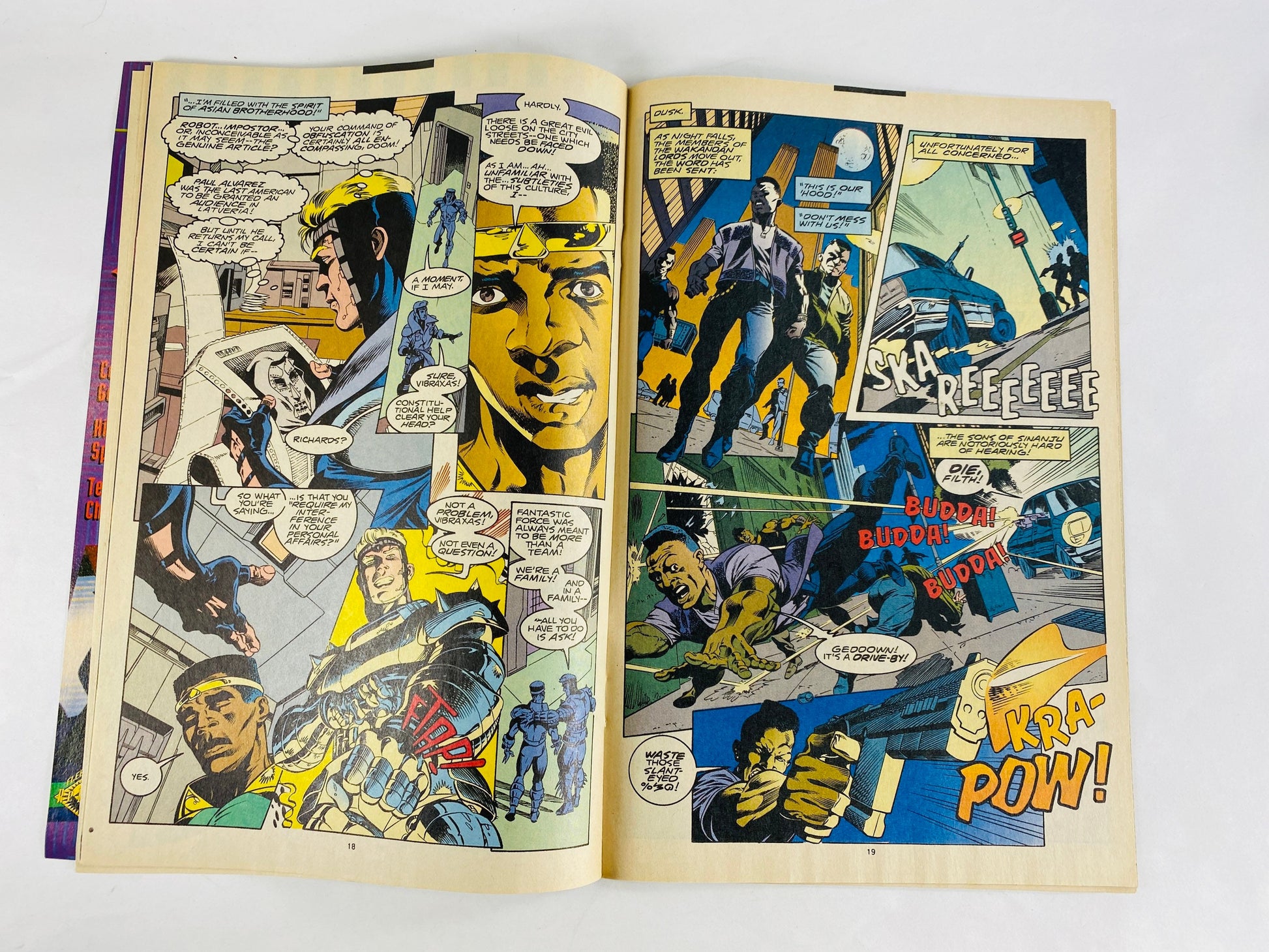 1995 Marvel Fantastic Force April 6 Super-Heroes vol 1 Stan Lee World’s Second Greatest Comic Magazine Vintage comic book