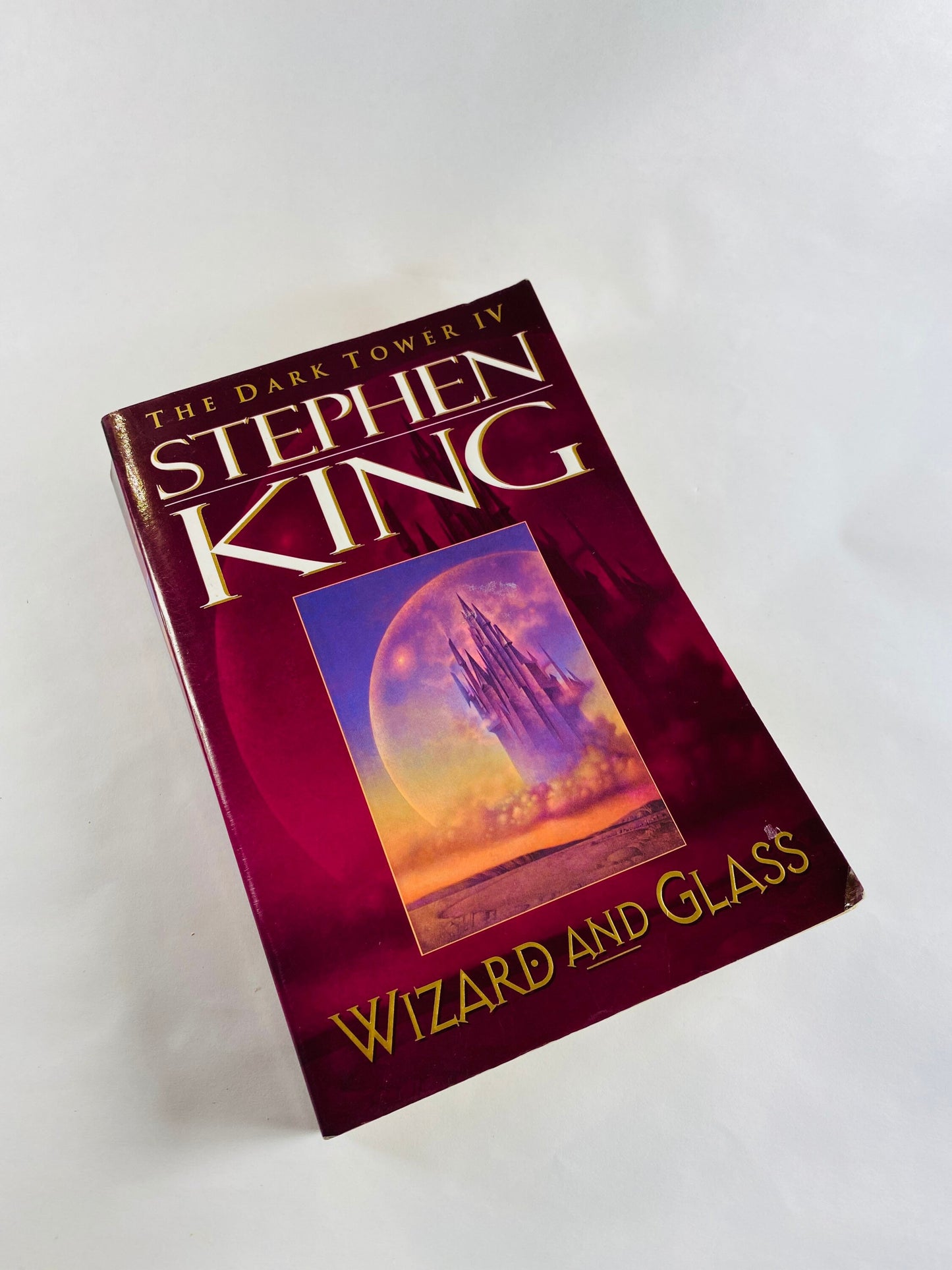 Dark Tower IV Wizard and Glass by Stephen King. Vintage FIRST Plume paperback book circa 1997 Book Lover Gift.