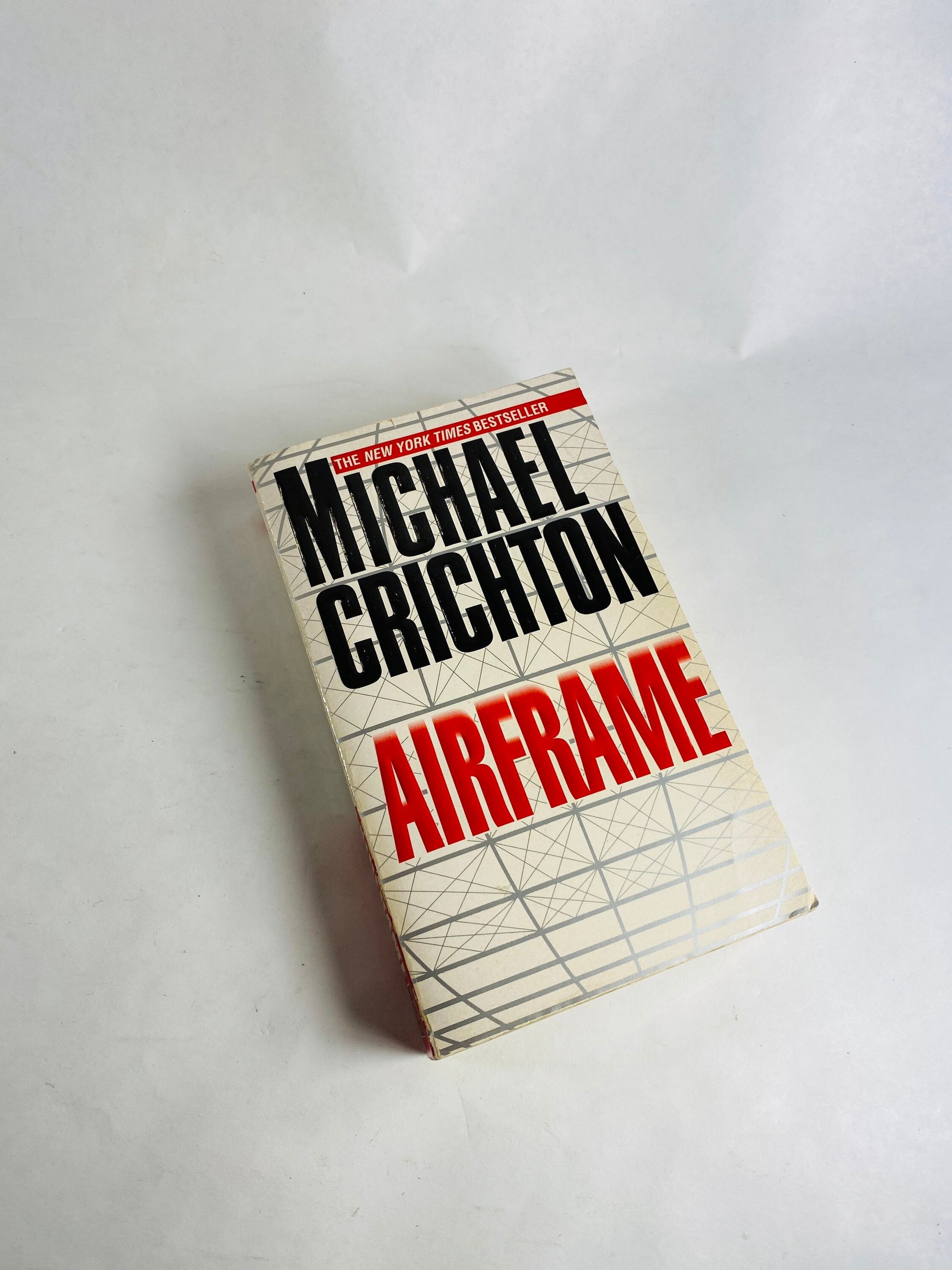 Airframe by Michael Crichton Early PRINTING vintage paperback book circa 1997