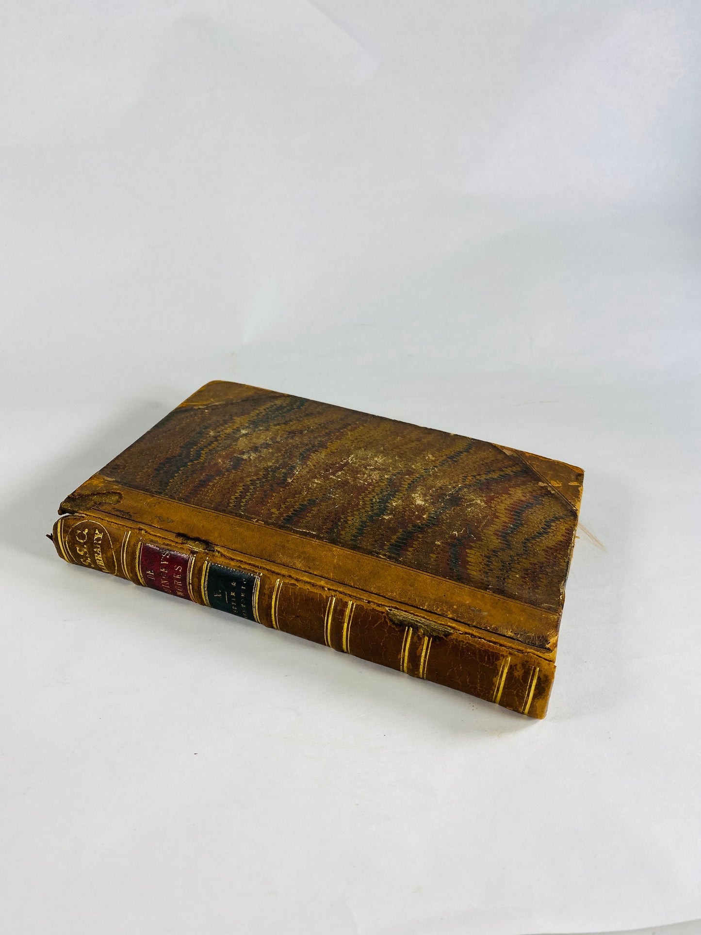1862 Style And Rhetoric by Thomas De Quincey, author of Confessions of an English Opium-Eater antique book vintage vol X