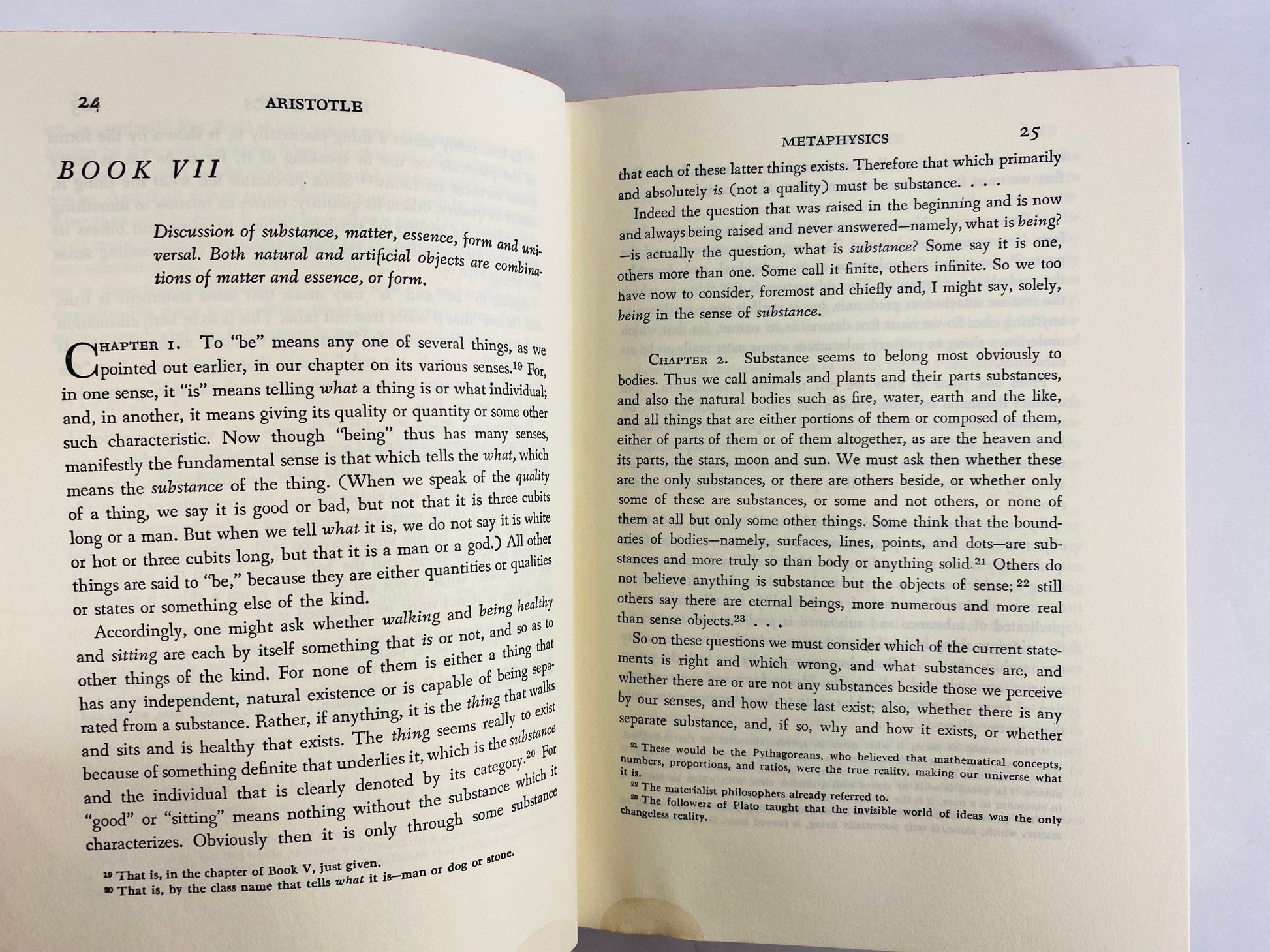 Aristotle circa 1943 Gray cloth covered vintage book. Nicomachean Ethics and Poetics Physics Metaphysics and Politics. POOR Condition