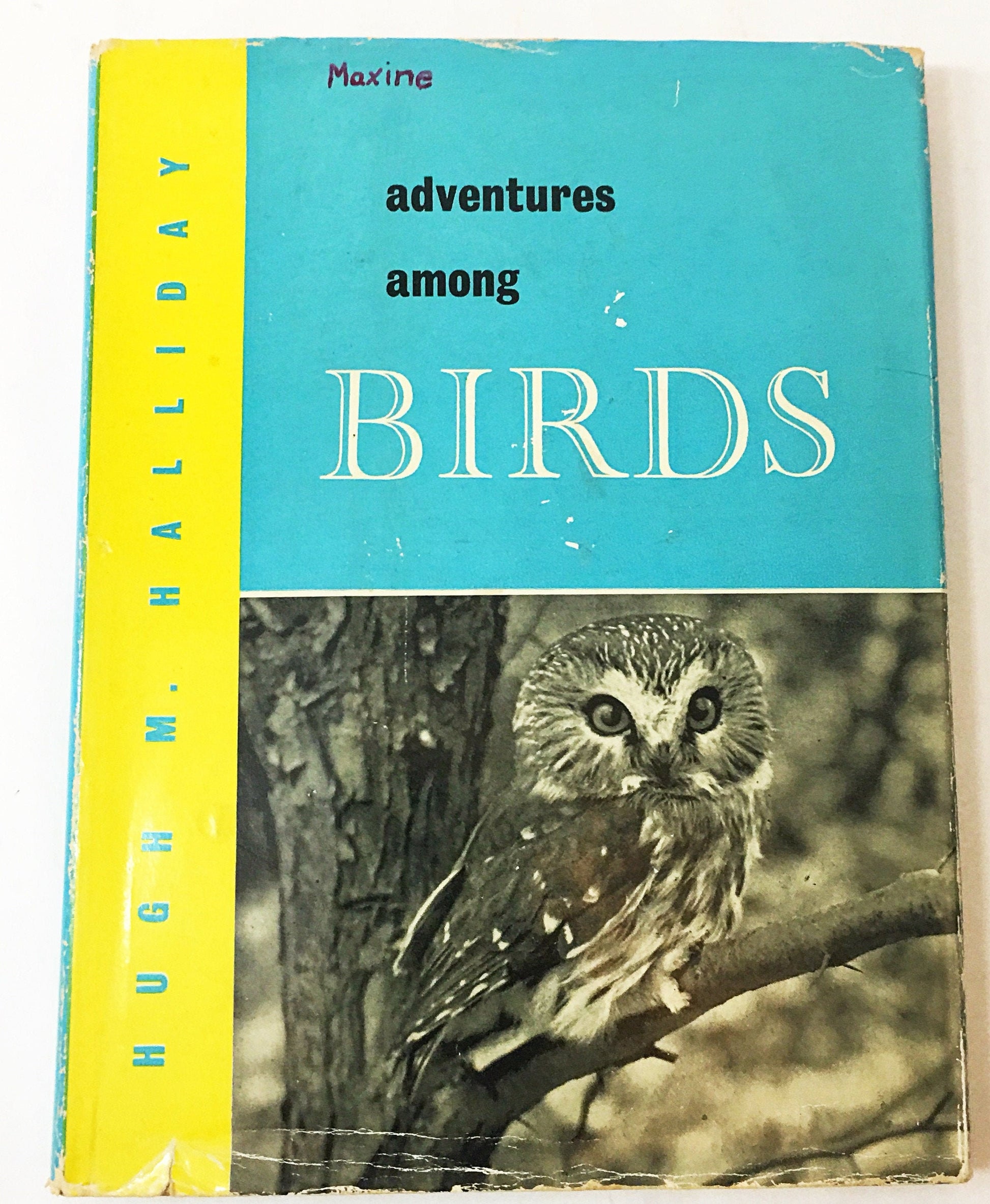Adventures Among Birds First Edition vintage book circa 1959 by Hugh M Halliday Ornithology gift nature Environment