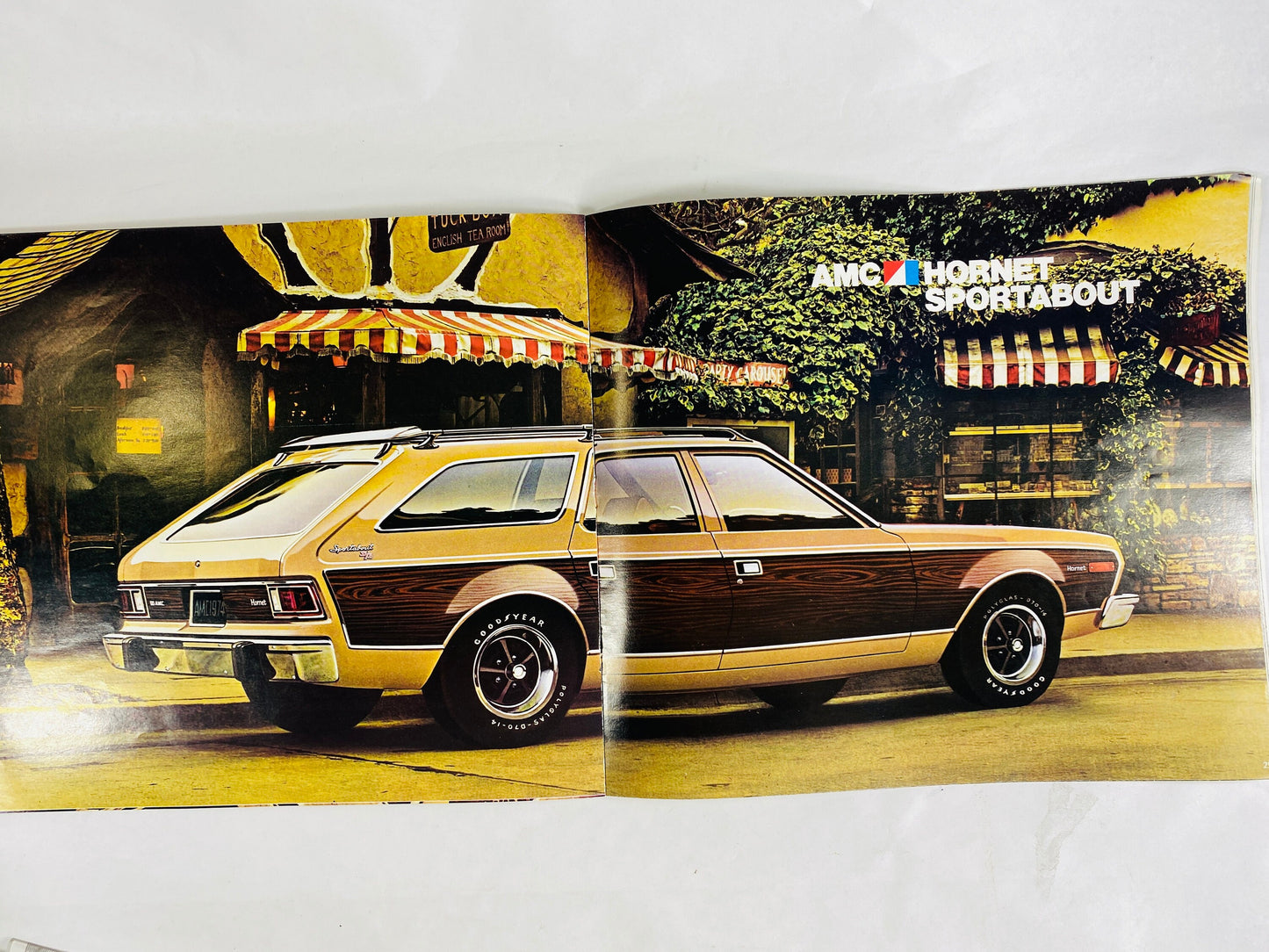 1974 AMC Dealer Showroom Sales Brochure Booklet. Vintage car advertising collectible. Original Catalog Matador Hornet