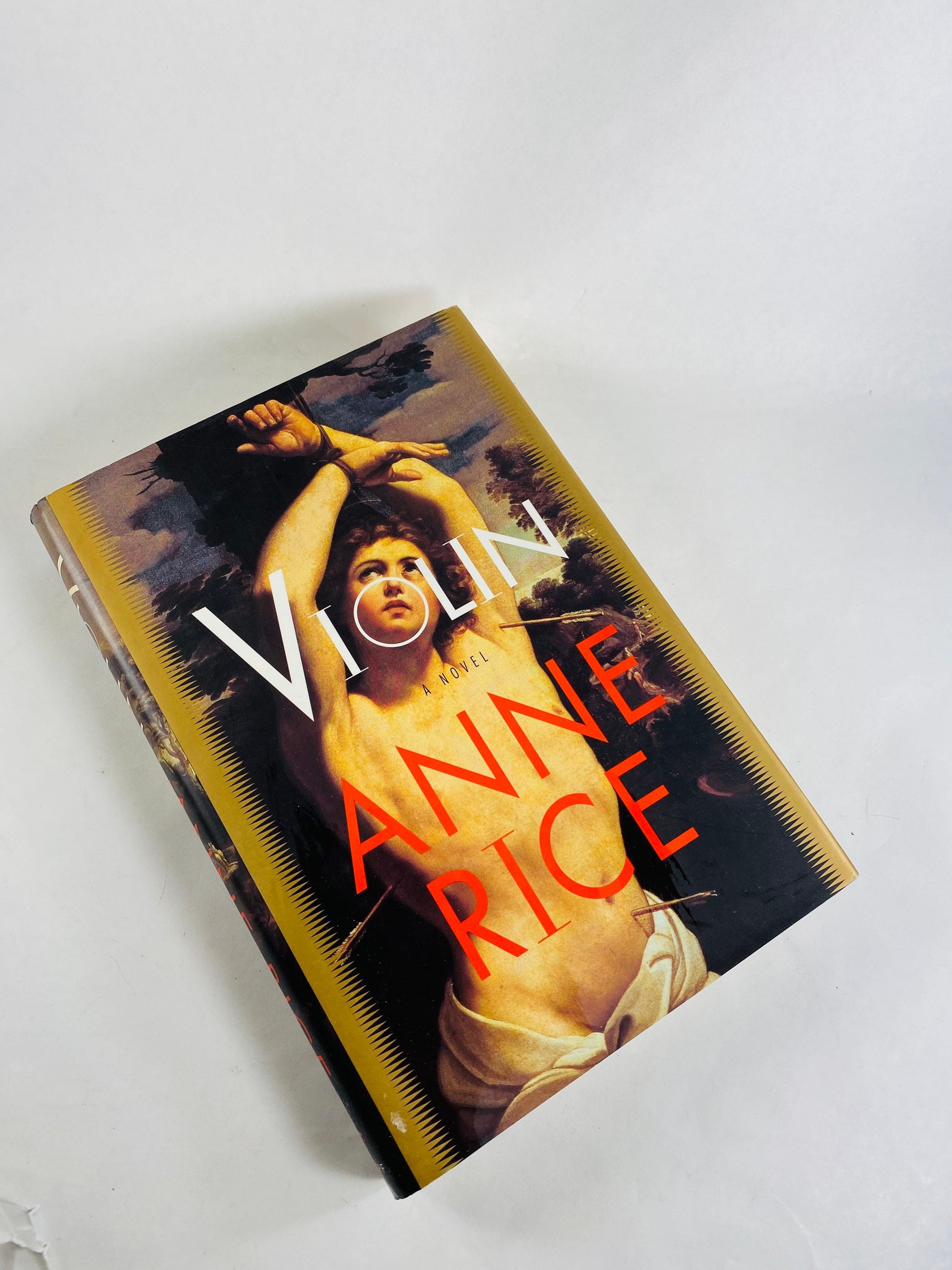 Violin by Anne Rice FIRST EDITION vintage hardcover book circa 1997 Romantic ghost story Historical horror. Collectible gift.