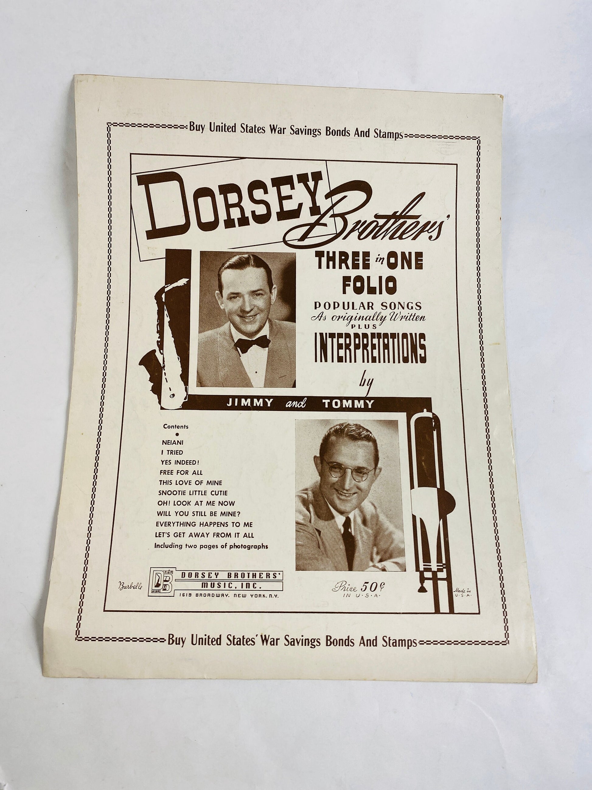 Nevada vintage music score What's Buzzin' Cousin circa 1943 Hollywood film Charles Barton, Harry Sauber and John P Medbury