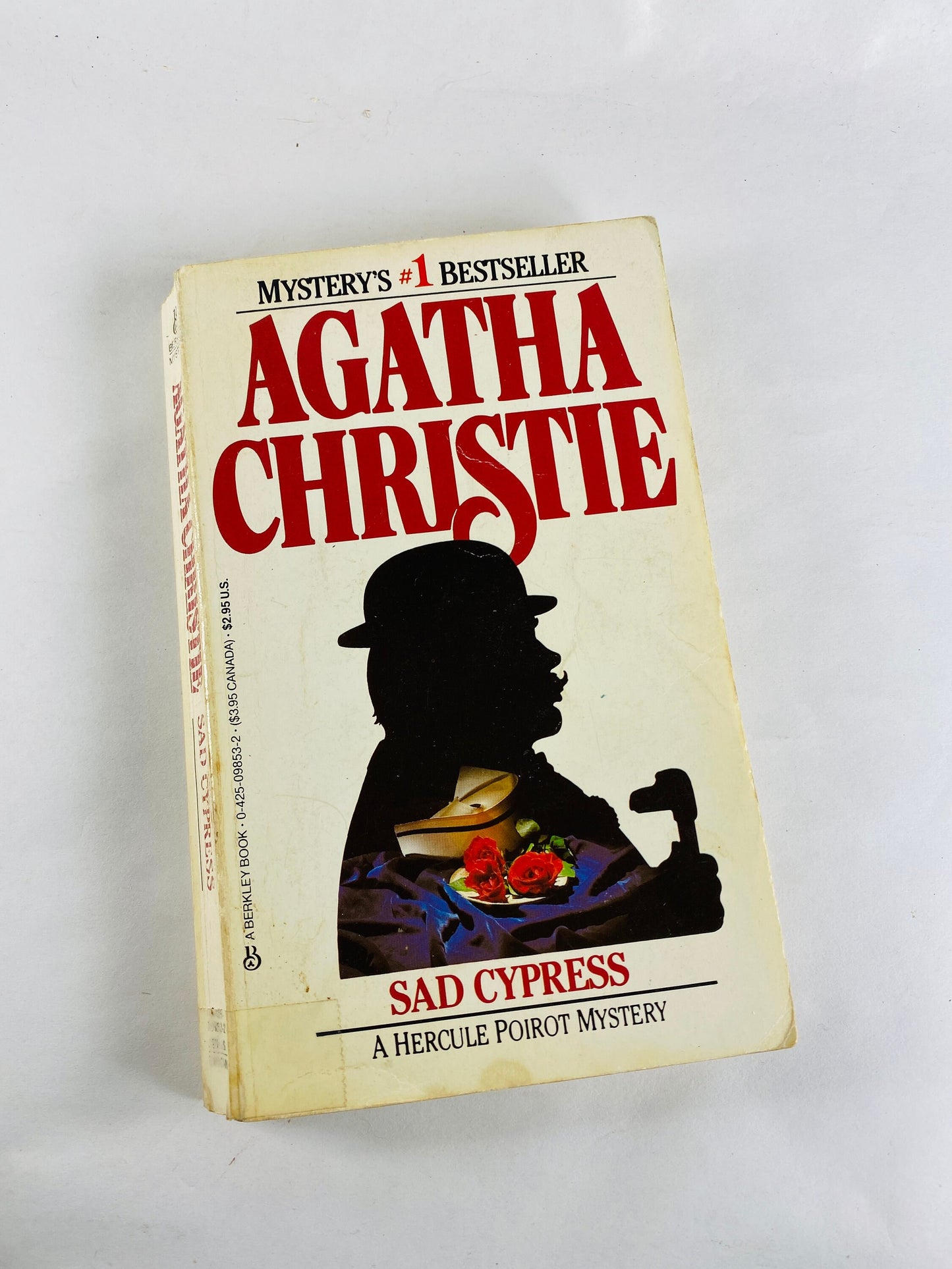 1960s 1970s Agatha Christie vintage EARLY paperback books Appointment Death Curtain Blue Train Sad Cypress Witness Prosecution Murder