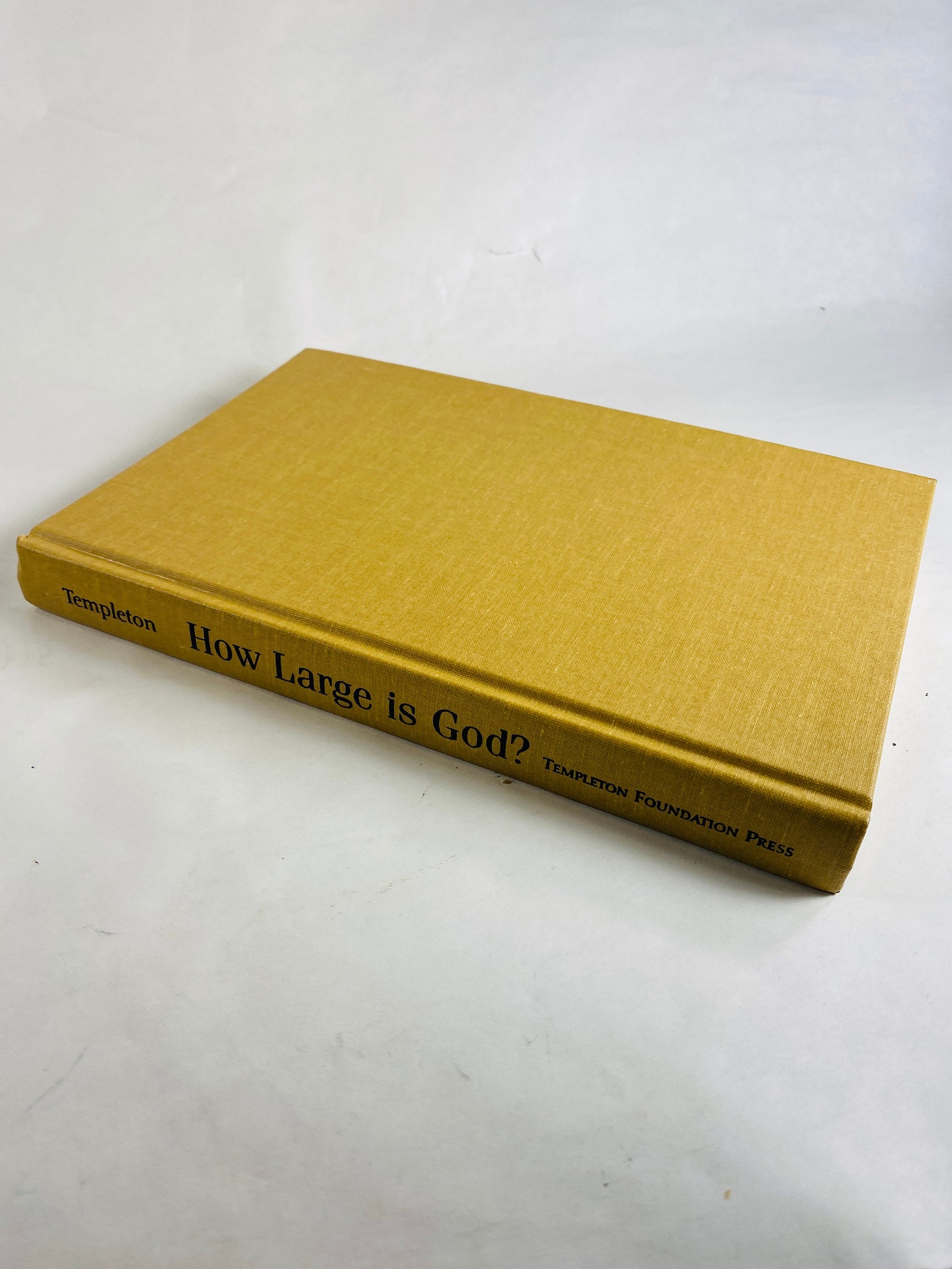 How Large is God vintage book by John Marks Templeton circa 1997 Paradox science theology faith