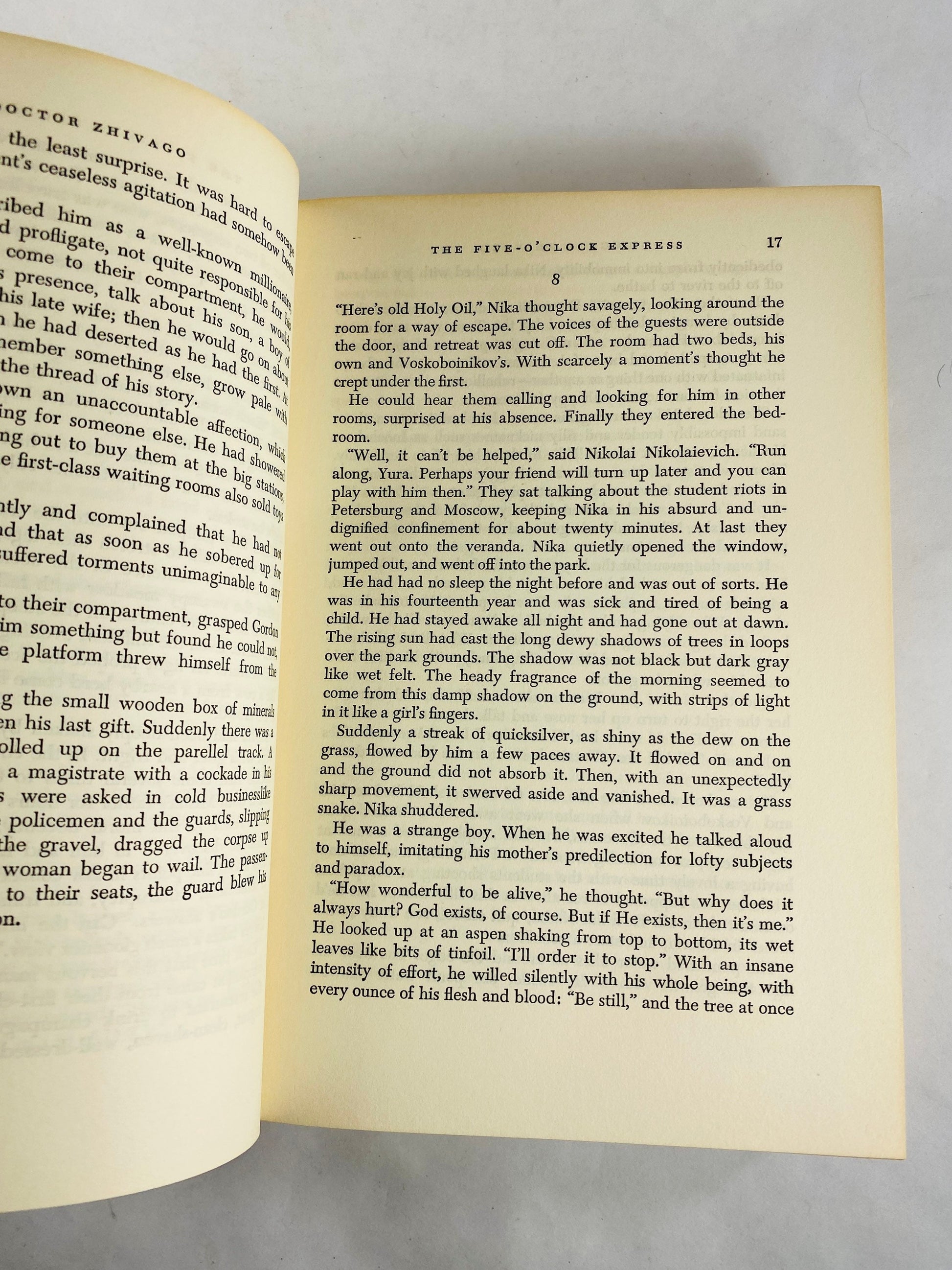 1958 Doctor Zhivago book by Boris Pasternak vintage book Early Printing Red home bookshelf decor. Love Story Affair