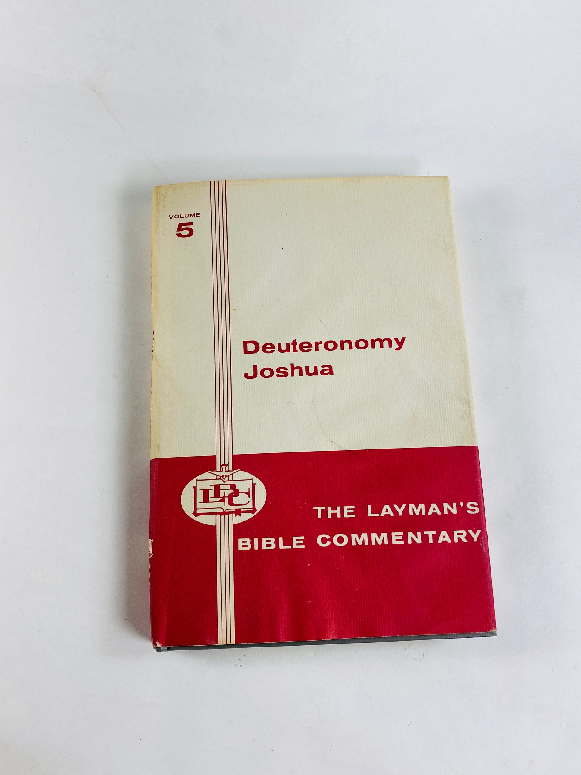 Layman's Bible Commentary vintage books circa 1959 Exodus Leviticus Numbers Deuteronomy Joshua. John Knox Press with dust jacket Christian