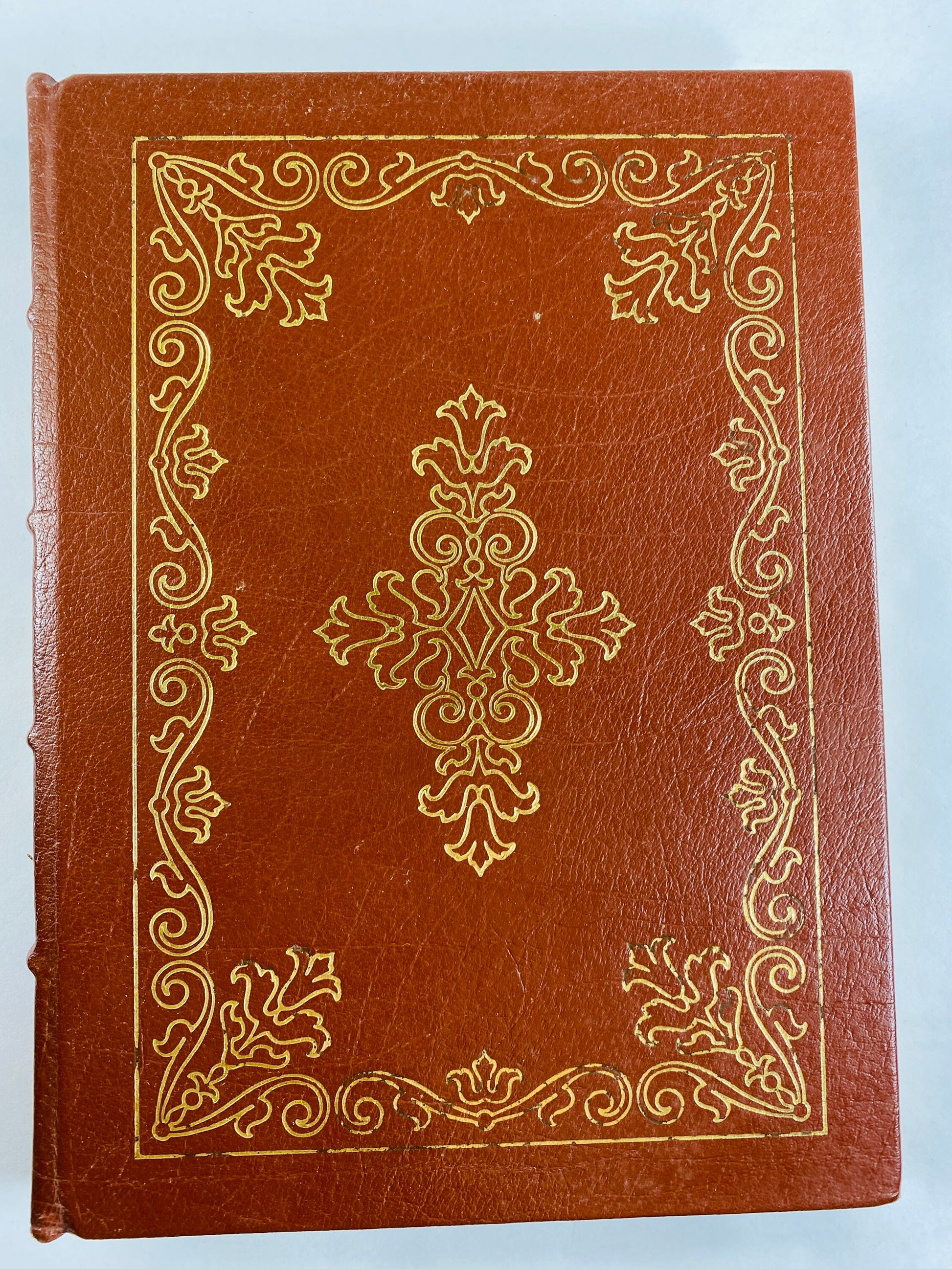 Anton Chekhov vintage Easton Press leather book brown & gold One of the greatest writers of modern times. Cherry Orchard, Three Sisters