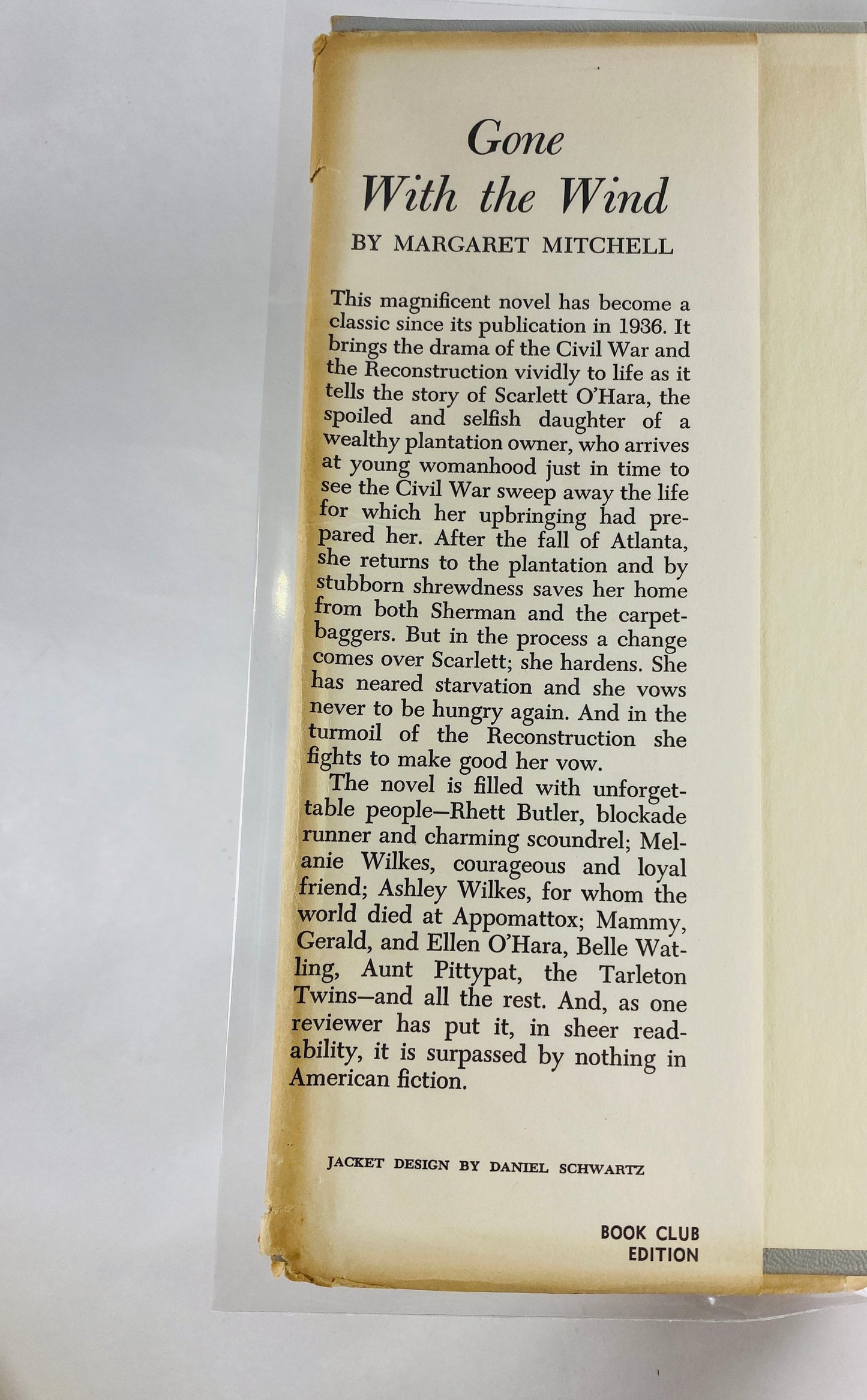 1964 Gone with the Wind by Margaret Mitchell Vintage book EARLY PRINTING deckeled pages Epic historical romance Scarlett O'hara decor BCE