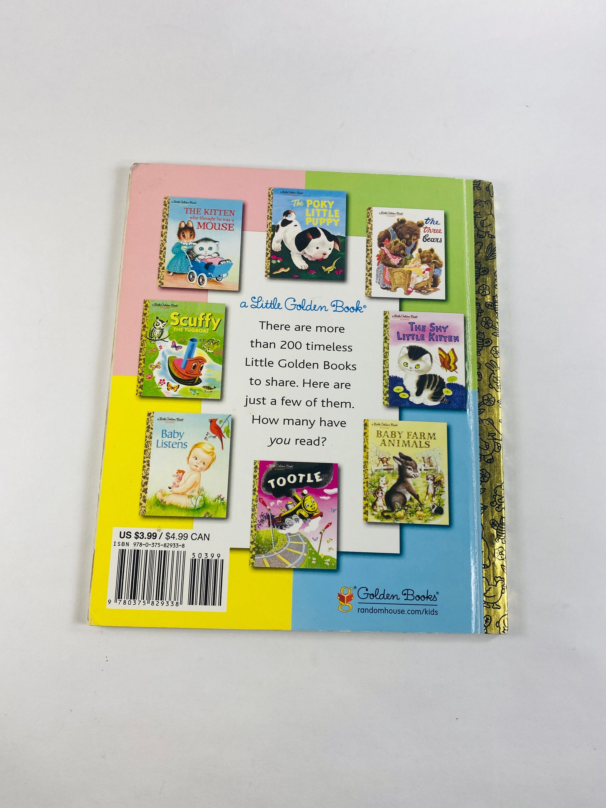 Baby Animals vintage Little Golden Book by Garth Williams Christmas stocking stuffer children's gift