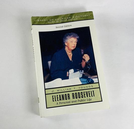 Eleanor Roosevelt biography vintage paperback book by J William Youngs about the former First Lady