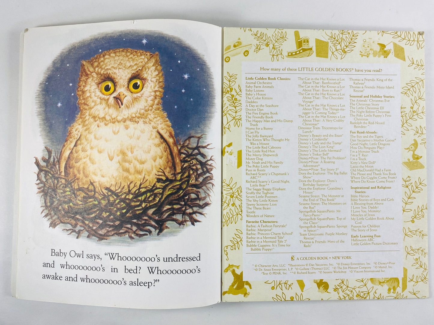 Baby Animals vintage Little Golden Book by Garth Williams Christmas stocking stuffer children's gift